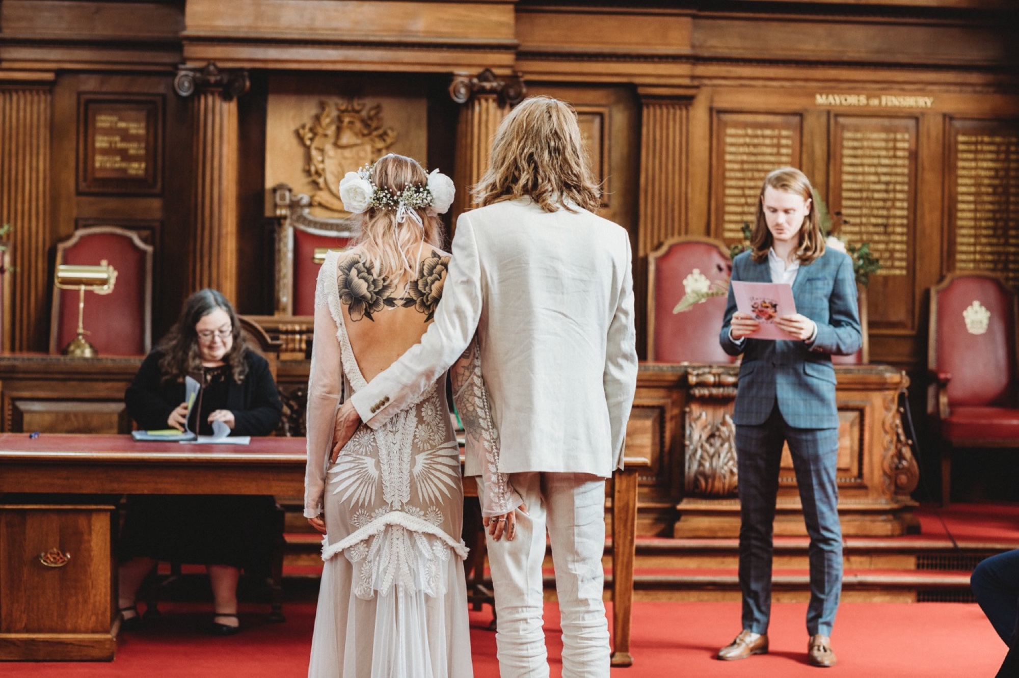 hackney London wedding ceremony by zakas photography 