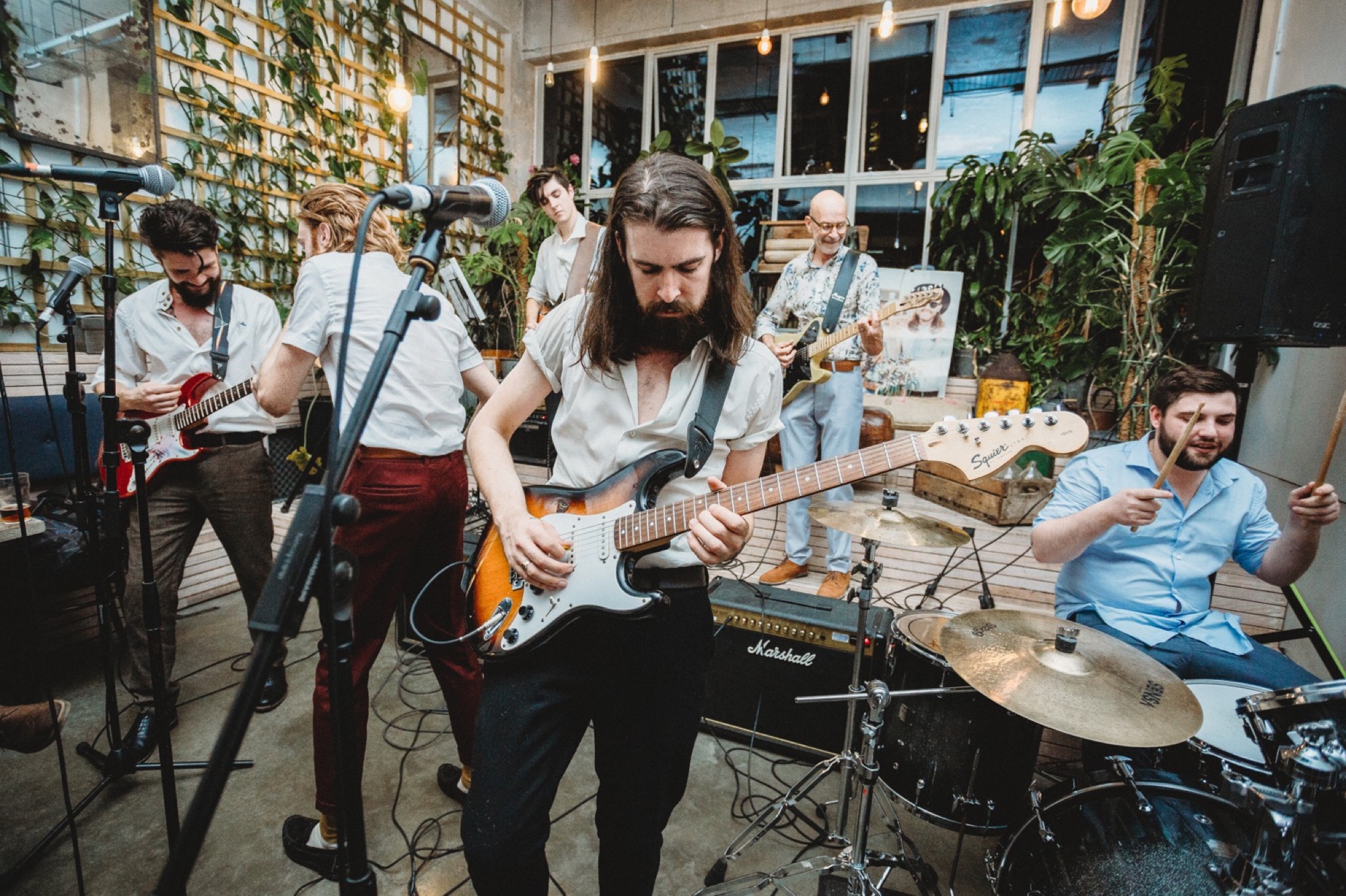 hackney London wedding reception Wringer and Mangle by zakas photography