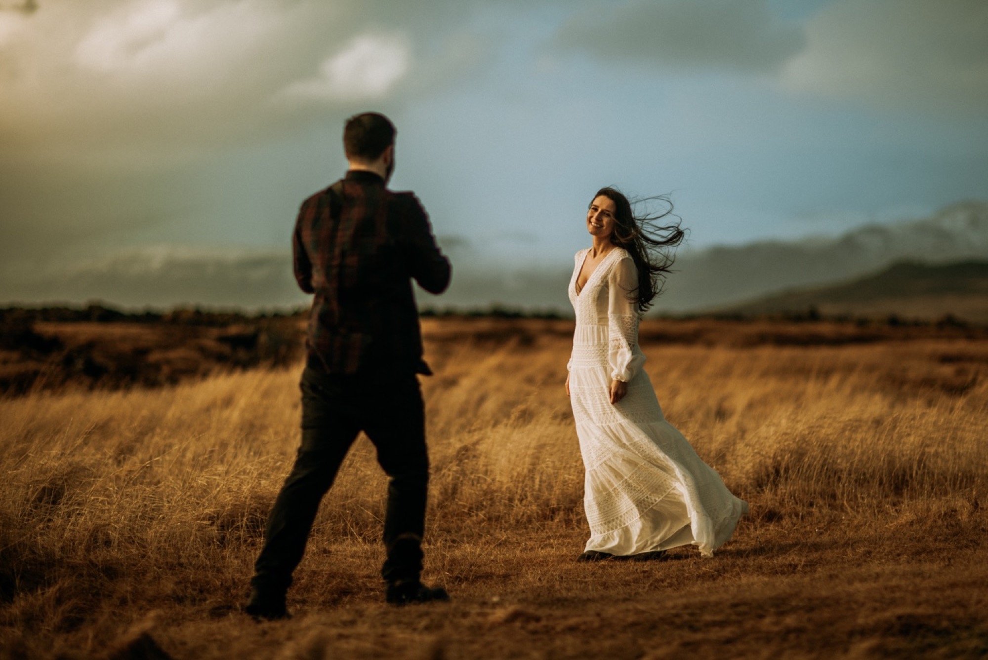 iceland elopement field