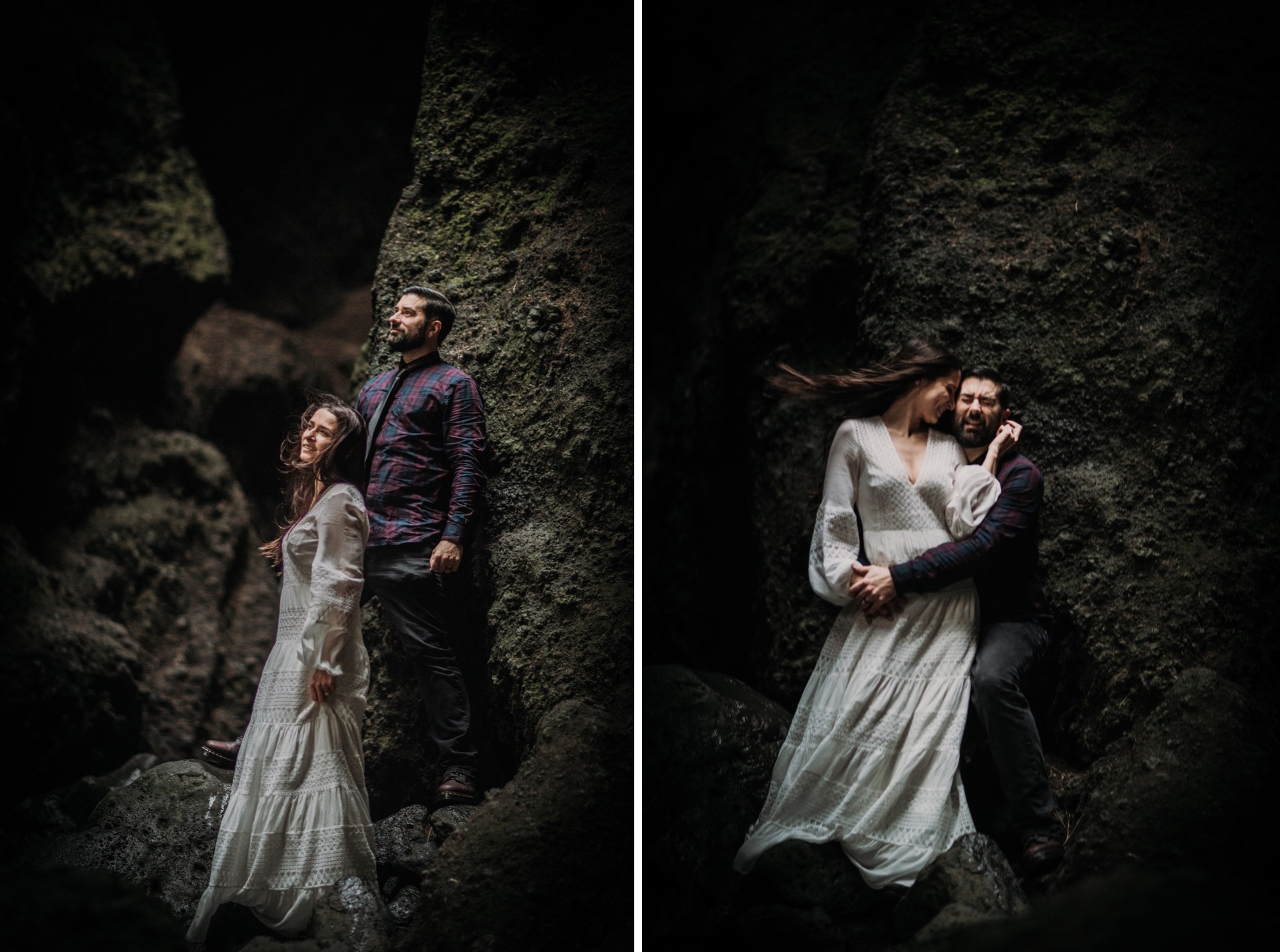 iceland elopement cave