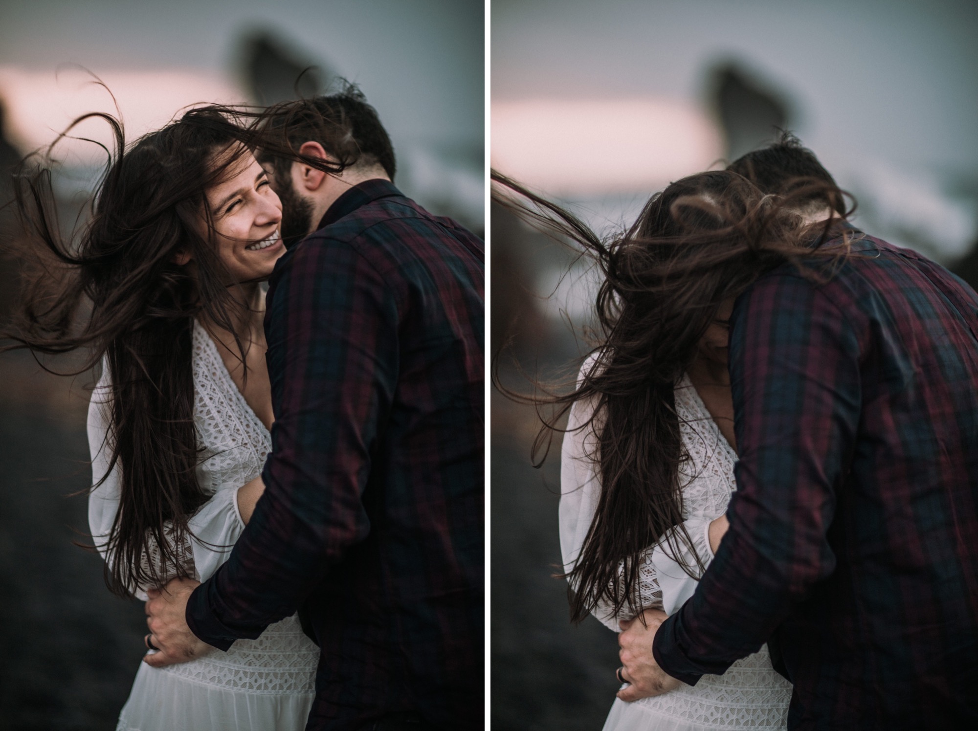 iceland elopement black beach