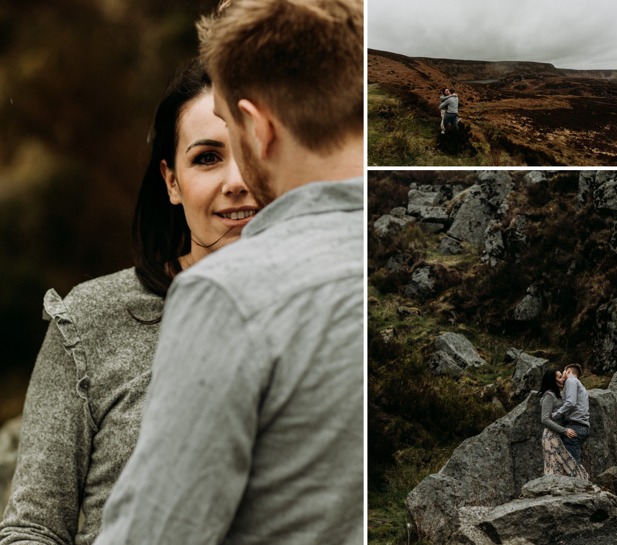 wicklow mountains Ireland engagement photos