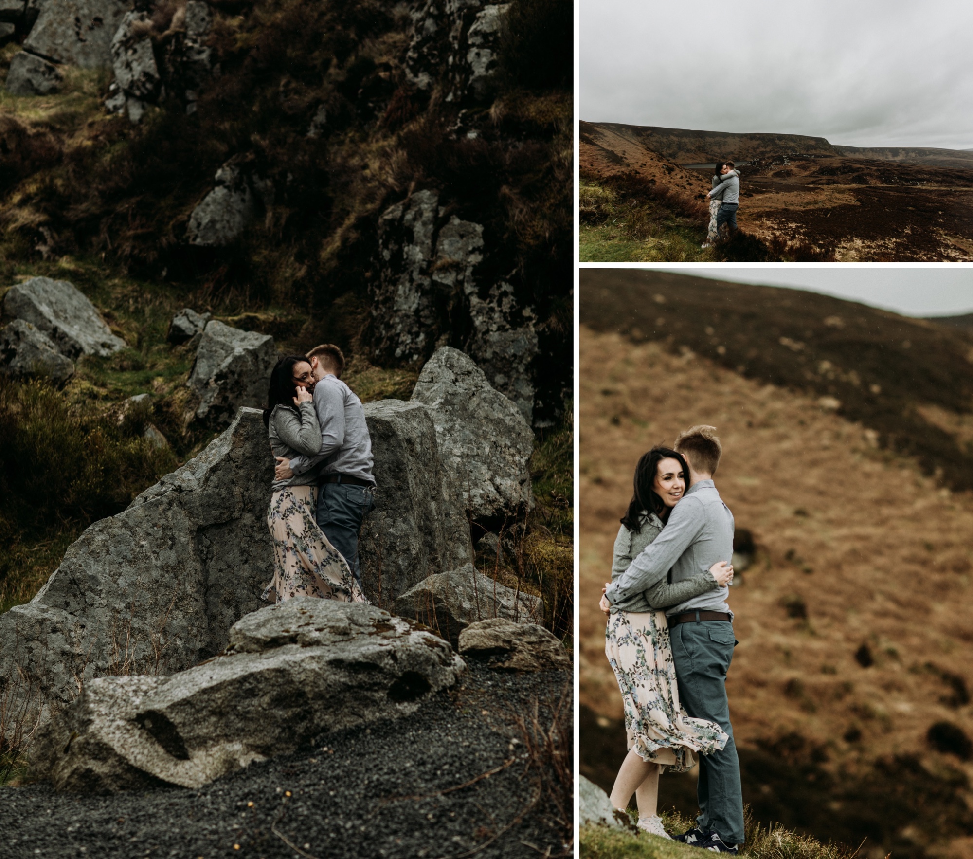 wicklow mountains Ireland engagement photos