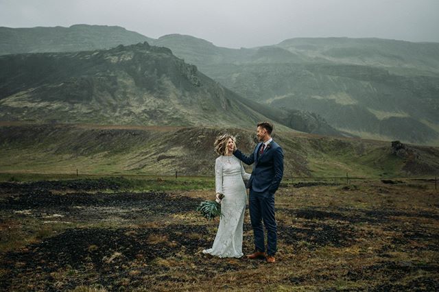 Elopements are fun because you have to have a sense of adventure from the start. Rena &amp; Chad were such troopers when their Iceland elopement didn't go as planned because the weather had other plans. I am always so thankful of my extensive experie