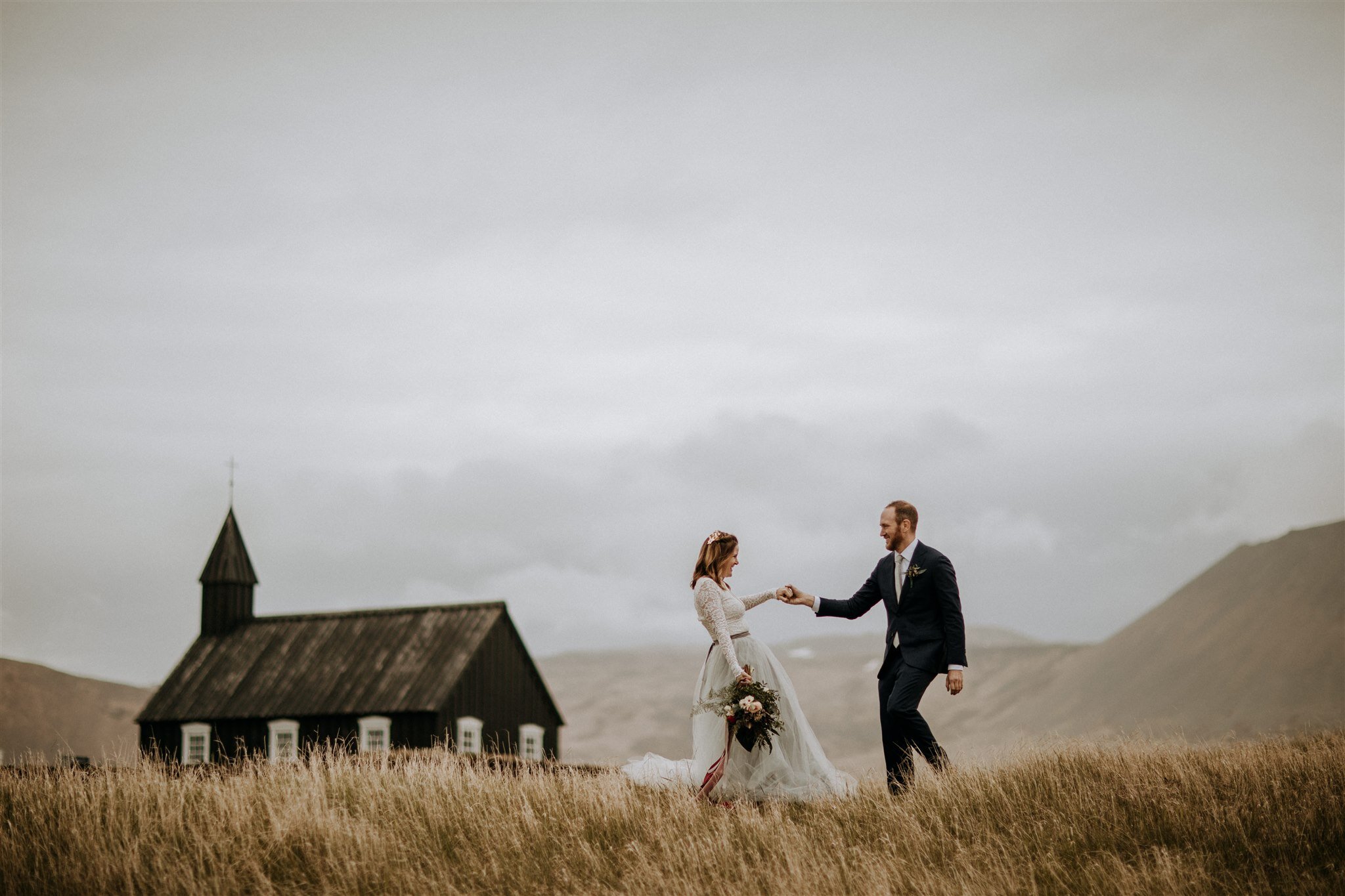 Budir church iceland elopement | best locations in iceland to elope | zakas photo