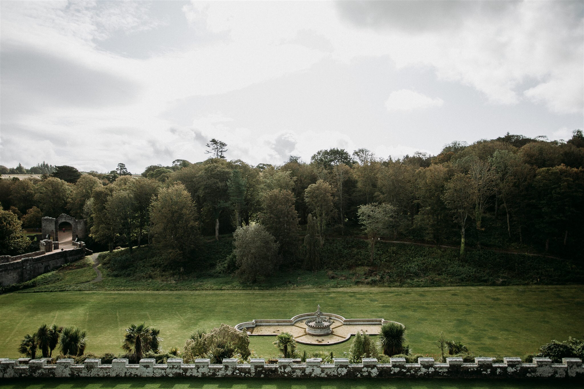 Culzean Castle Scotland elopement view of castle grounds | adventure elopement photographer