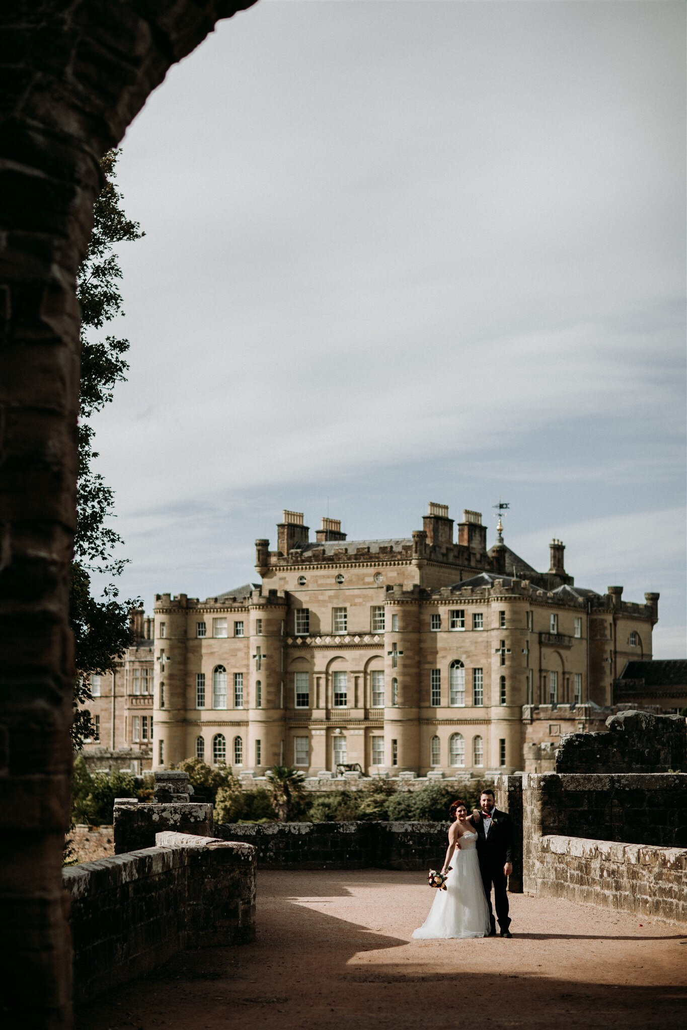 Culzean Castle Scotland elopement bride and groom portraits | adventure elopement photographer