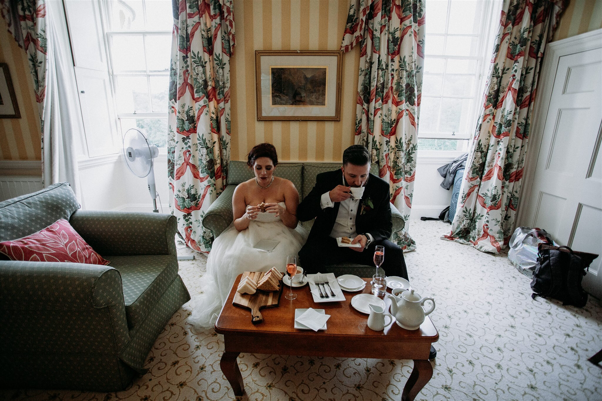 Culzean Castle Scotland elopement wedding lunch details in castle | adventure elopement photographer