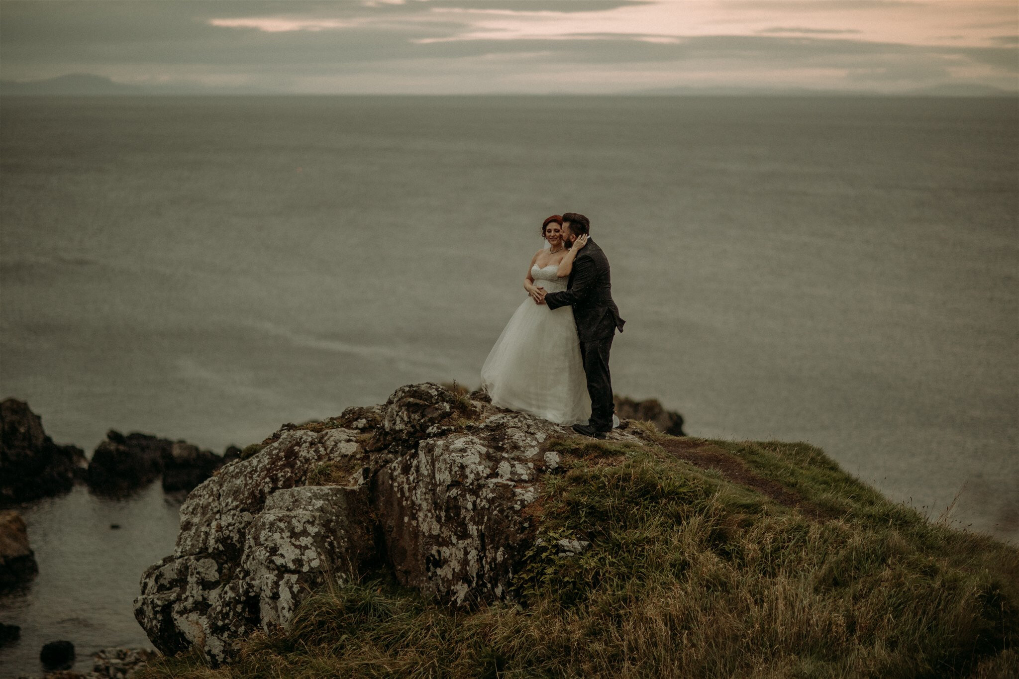 Culzean Castle Scotland elopement bride and groom portraits | adventure elopement photographer