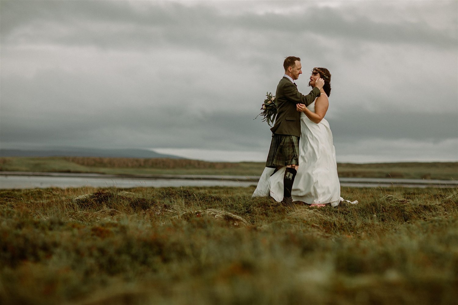 Iceland elopement bride and groom portrait.jpg