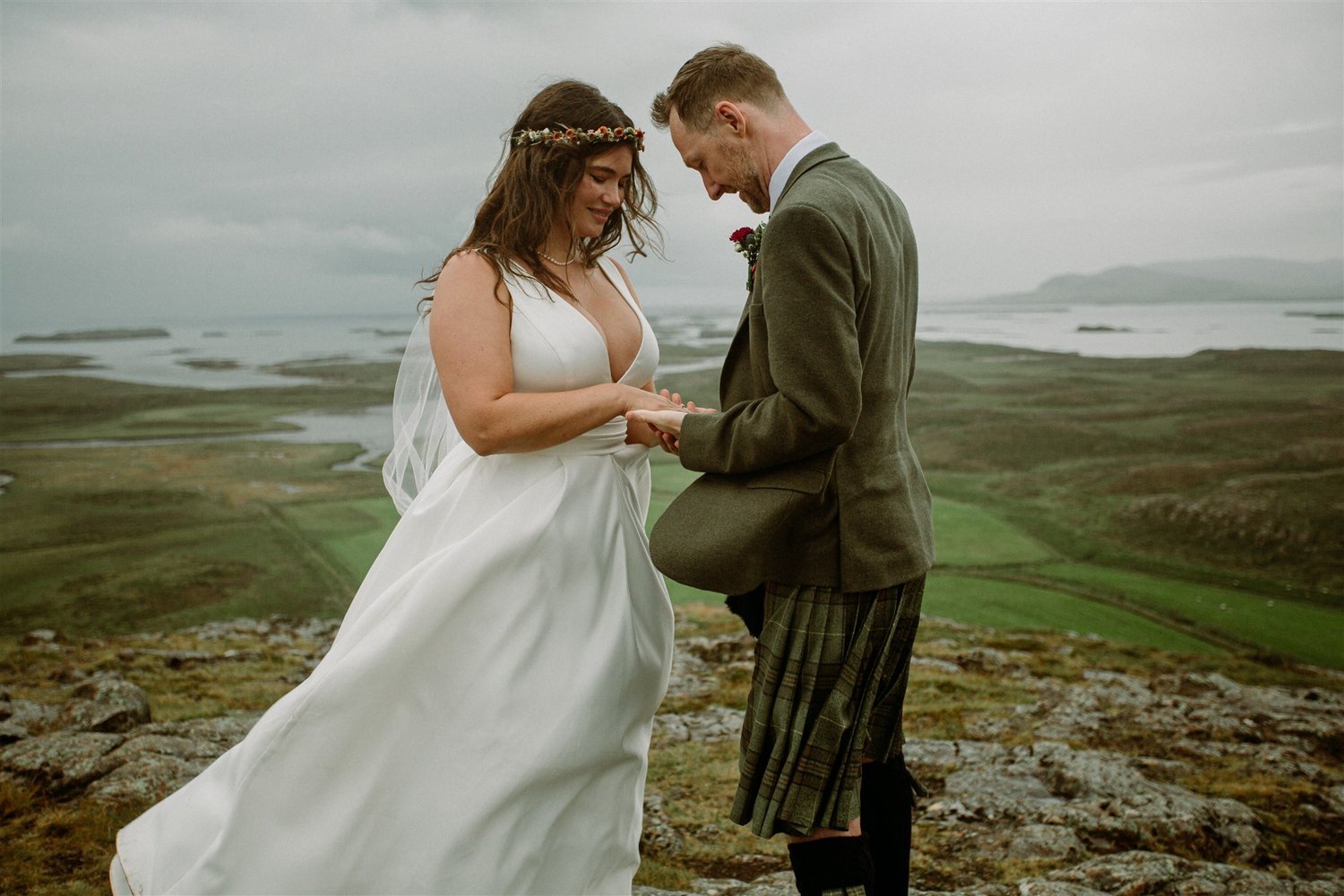 Exchanging wedding rings in beautiful Iceland.jpg