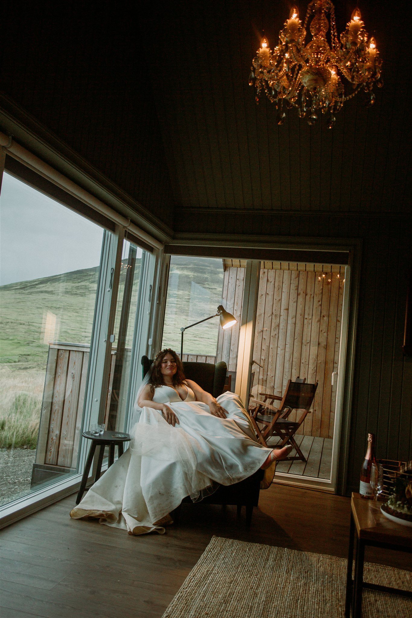 Bridal portrait at cute Iceland cabin.jpg