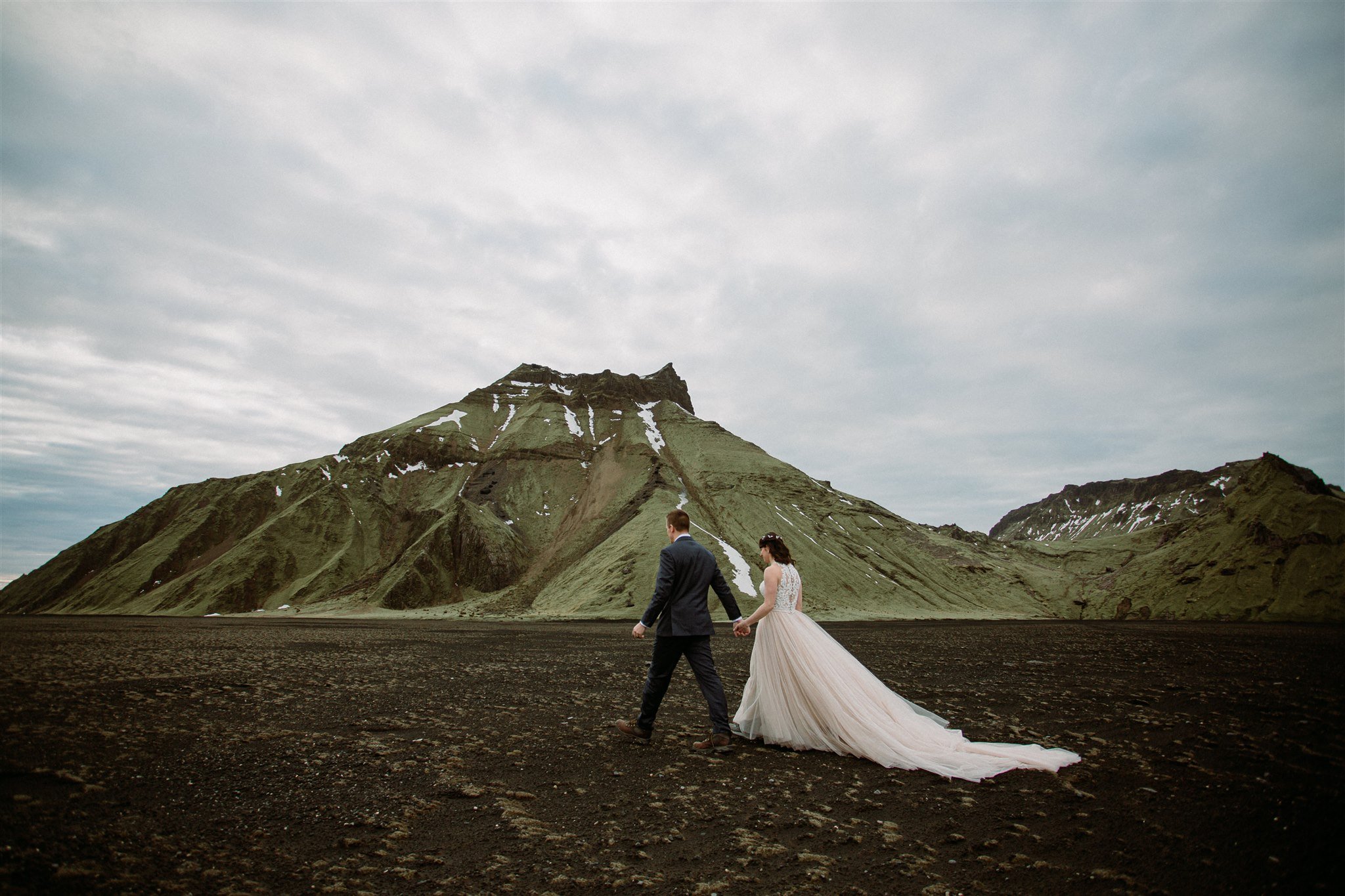 Iceland Elopement at a glacier in South Iceland by Iceland elopement photographer &amp; planner