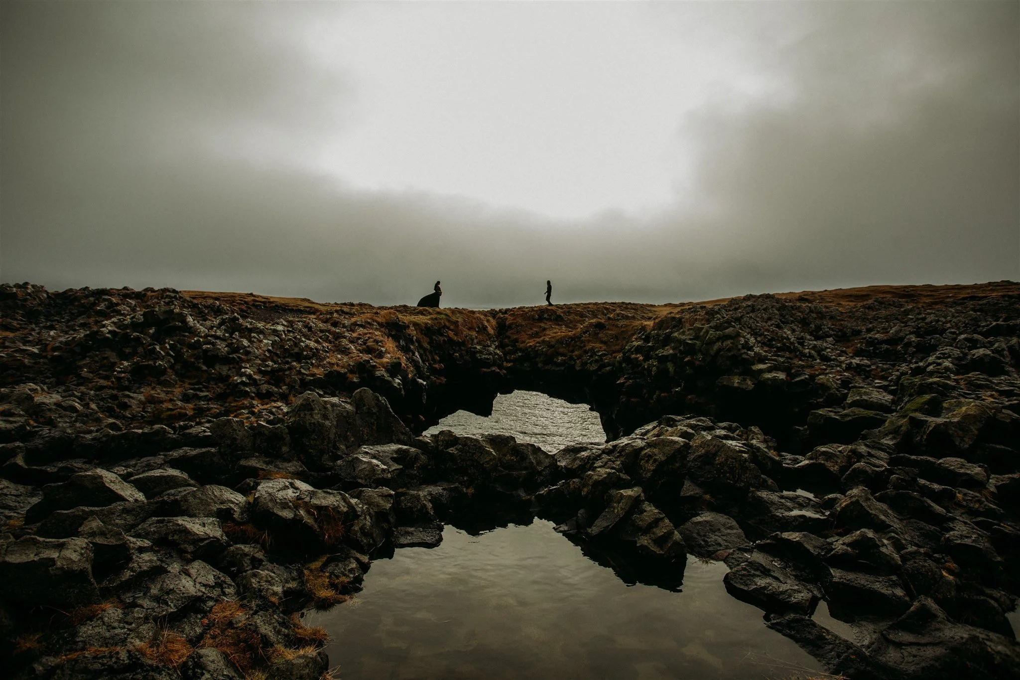 private unconventional Iceland elopement