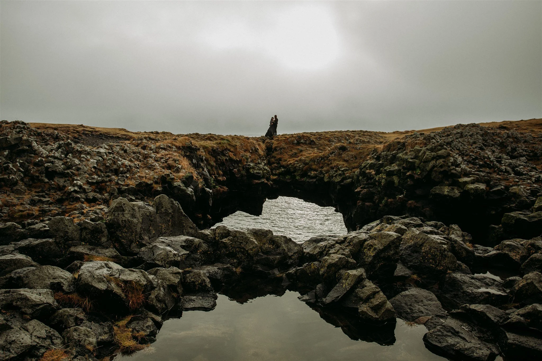private unconventional Iceland elopement