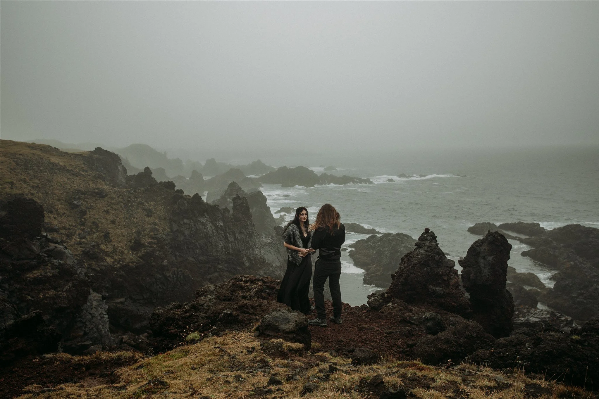 private unconventional Iceland elopement