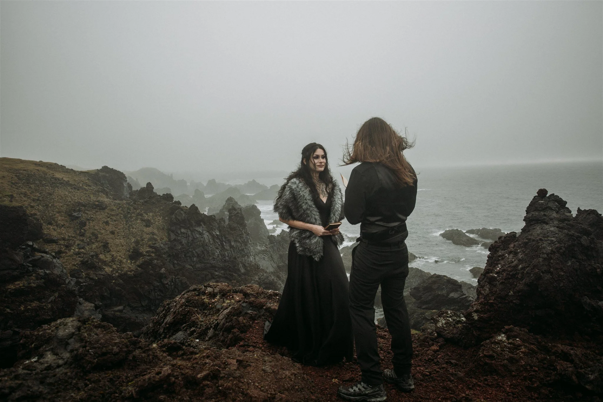 private unconventional Iceland elopement