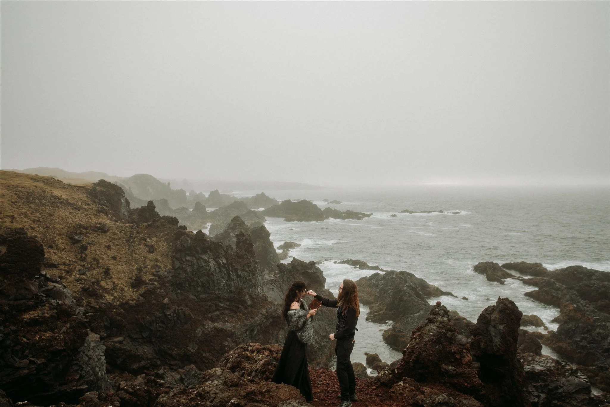 private unconventional Iceland elopement