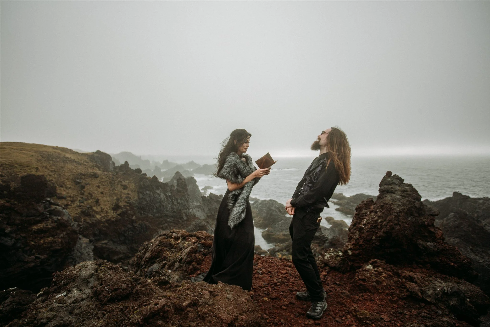 private unconventional Iceland elopement