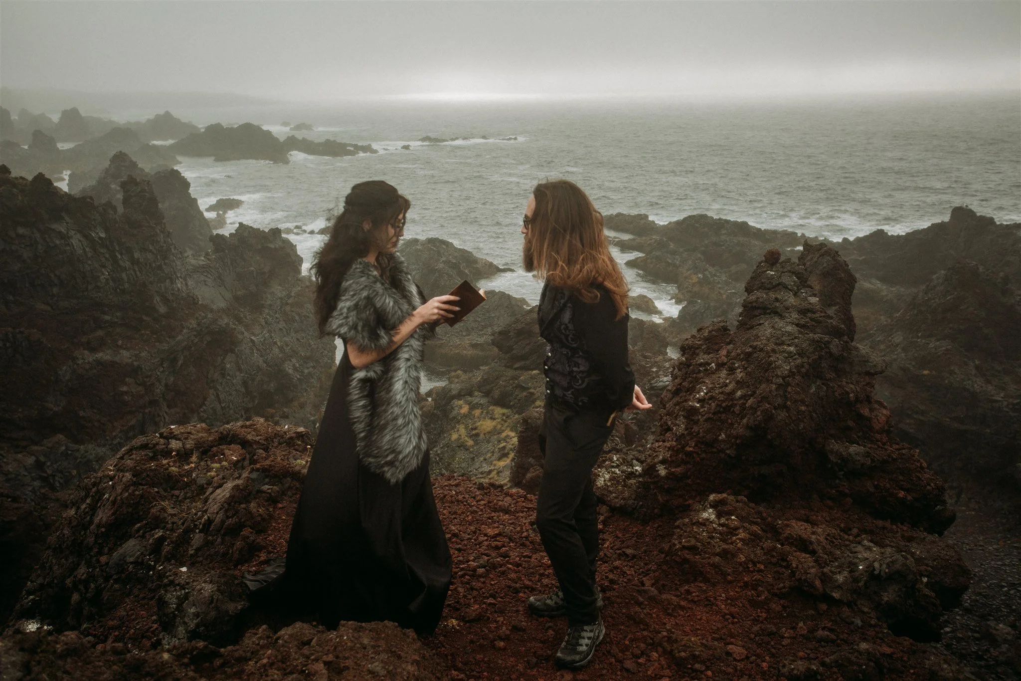 private unconventional Iceland elopement