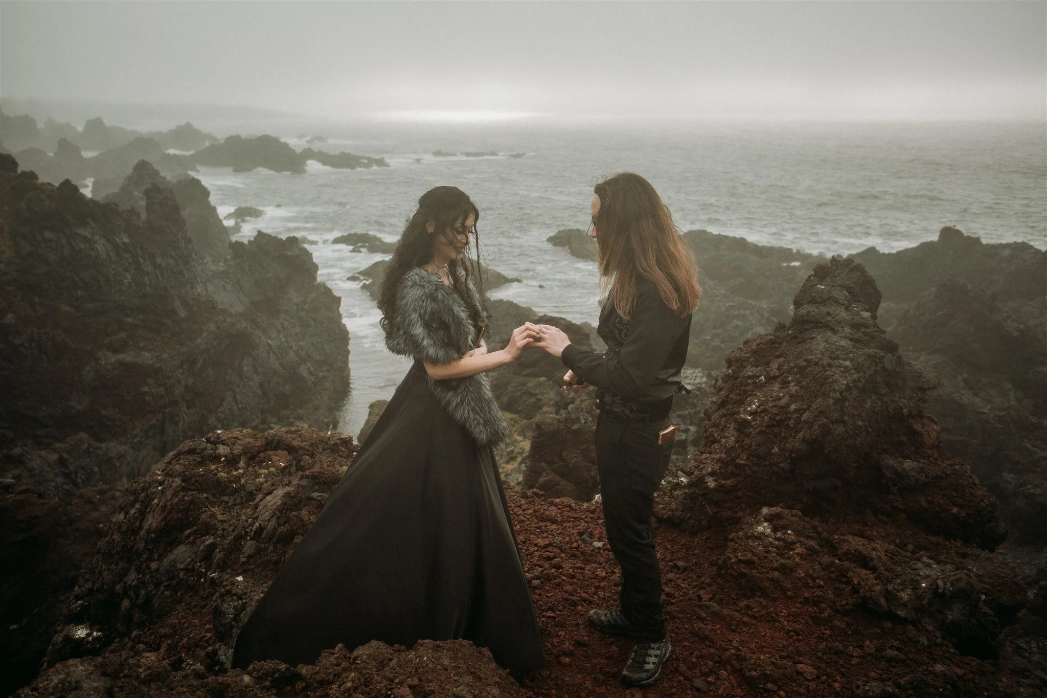 private unconventional Iceland elopement