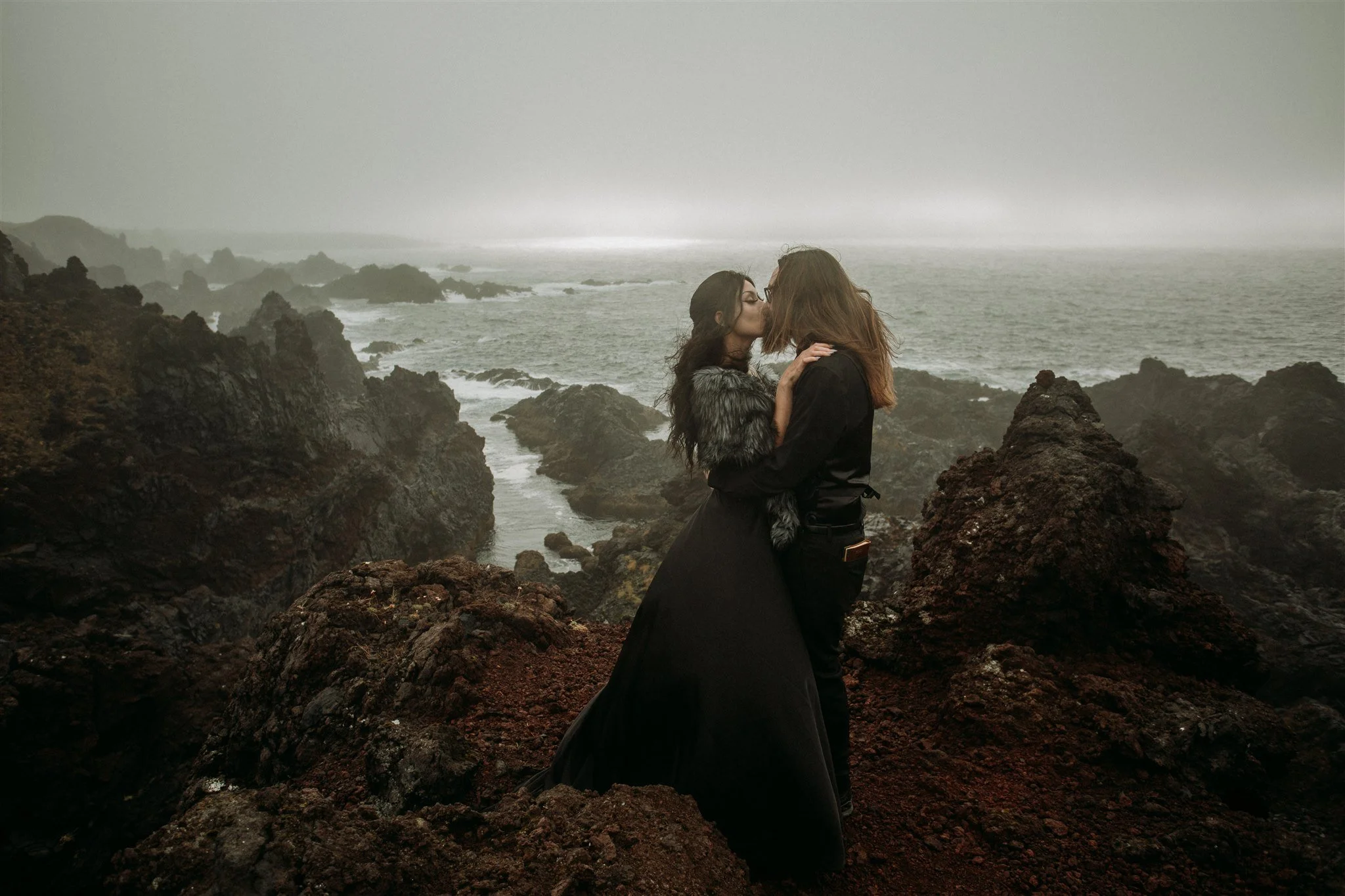 private unconventional Iceland elopement