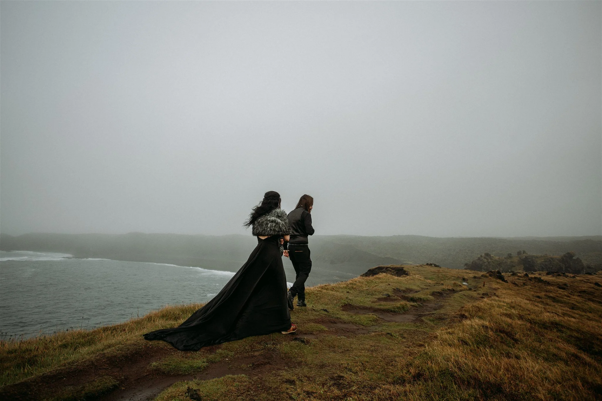 private unconventional Iceland elopement