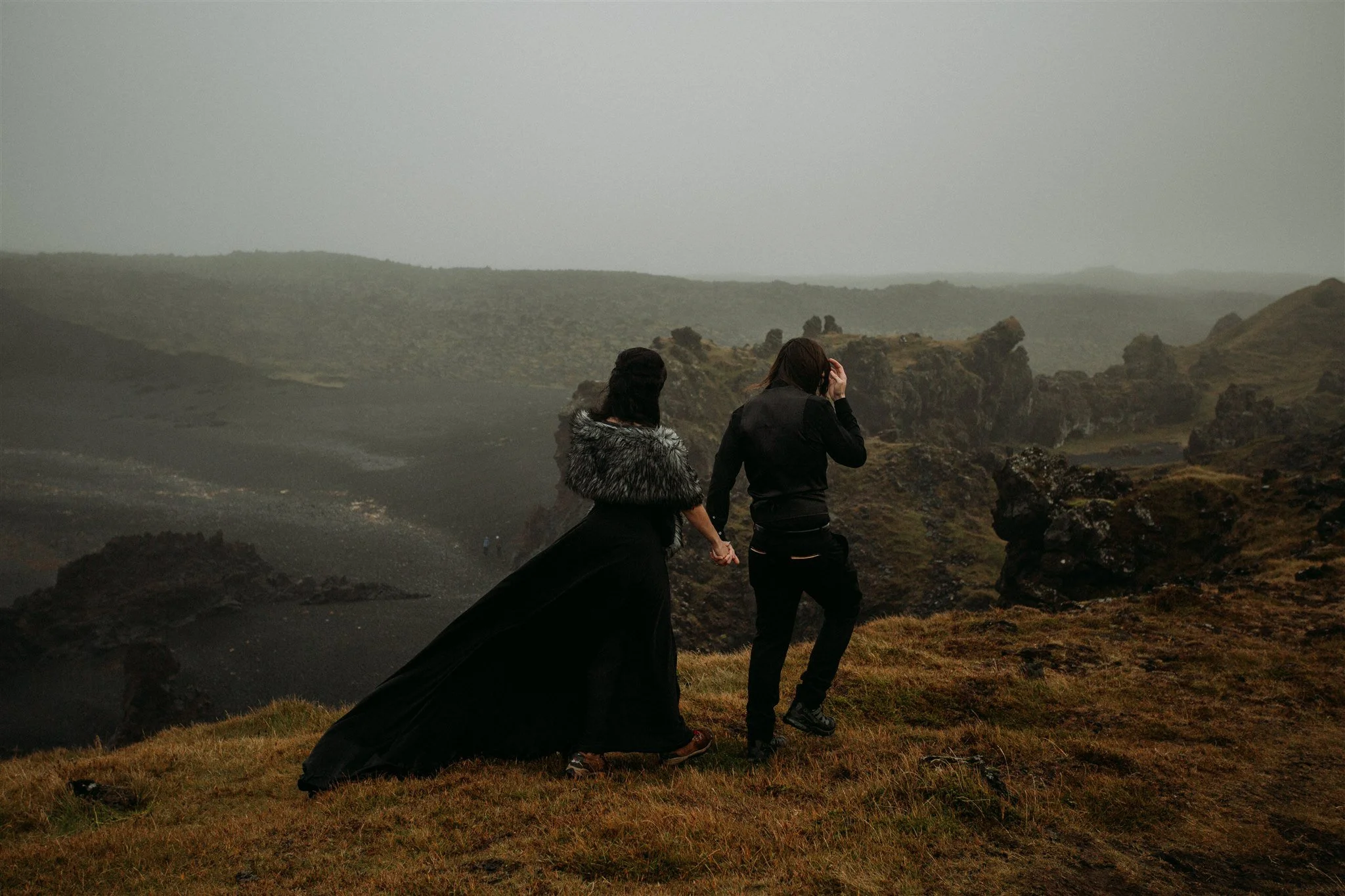 private unconventional Iceland elopement