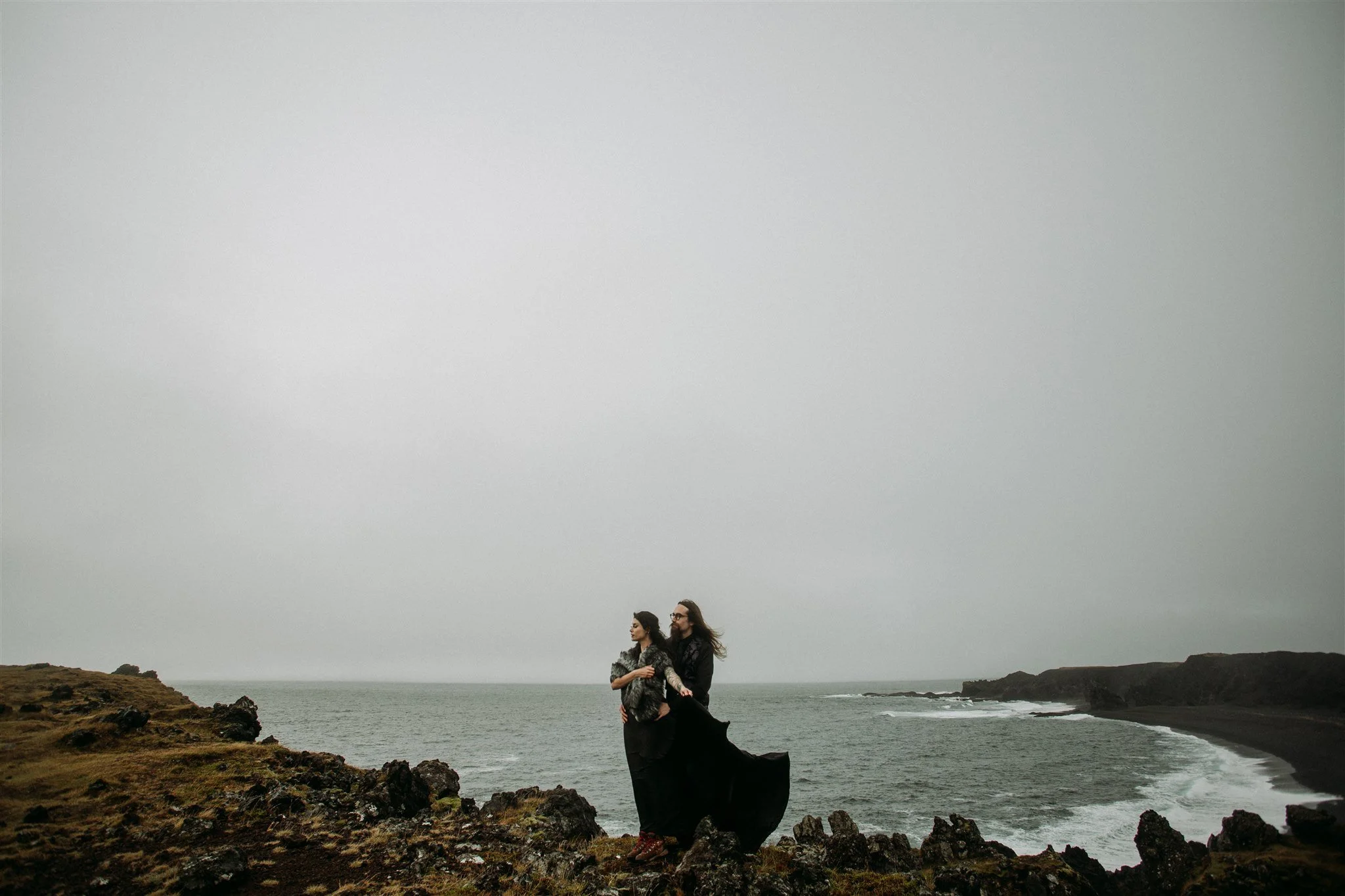 private unconventional Iceland elopement