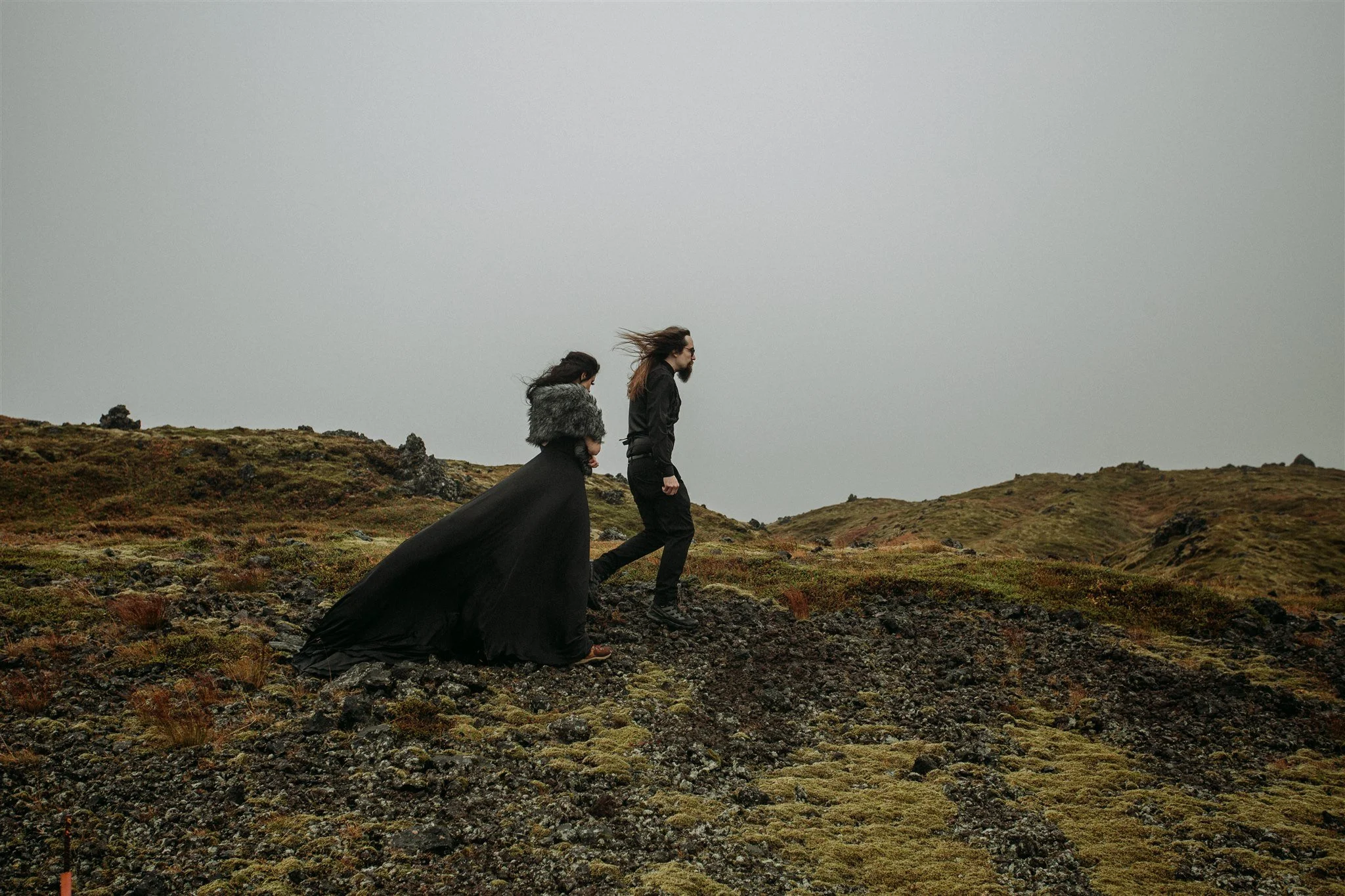 private unconventional Iceland elopement
