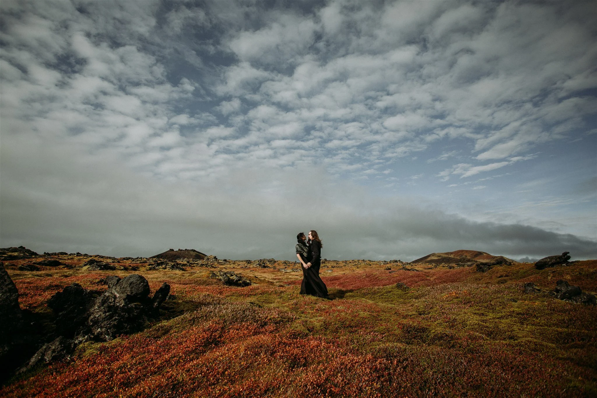 private unconventional Iceland elopement