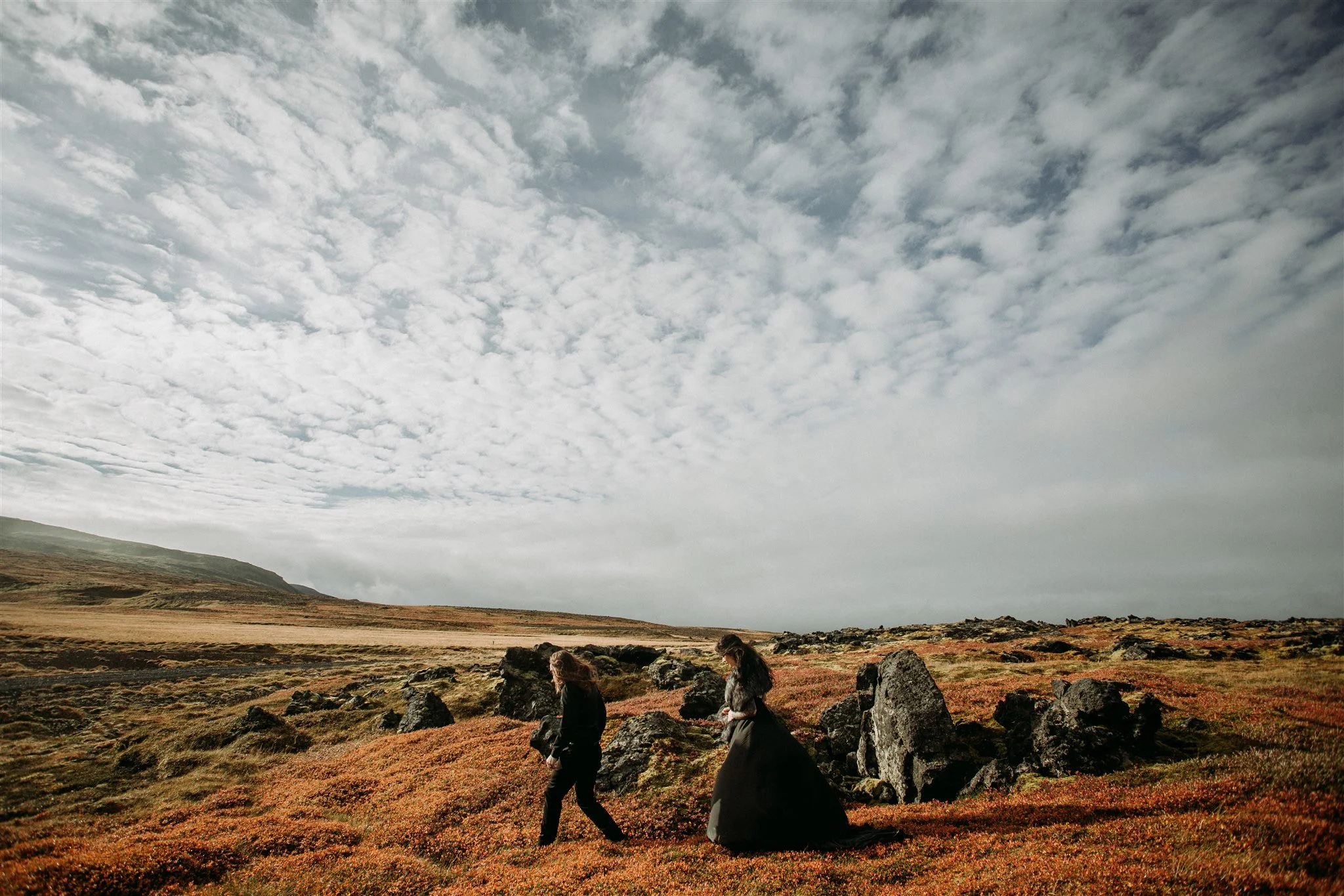 private unconventional Iceland elopement