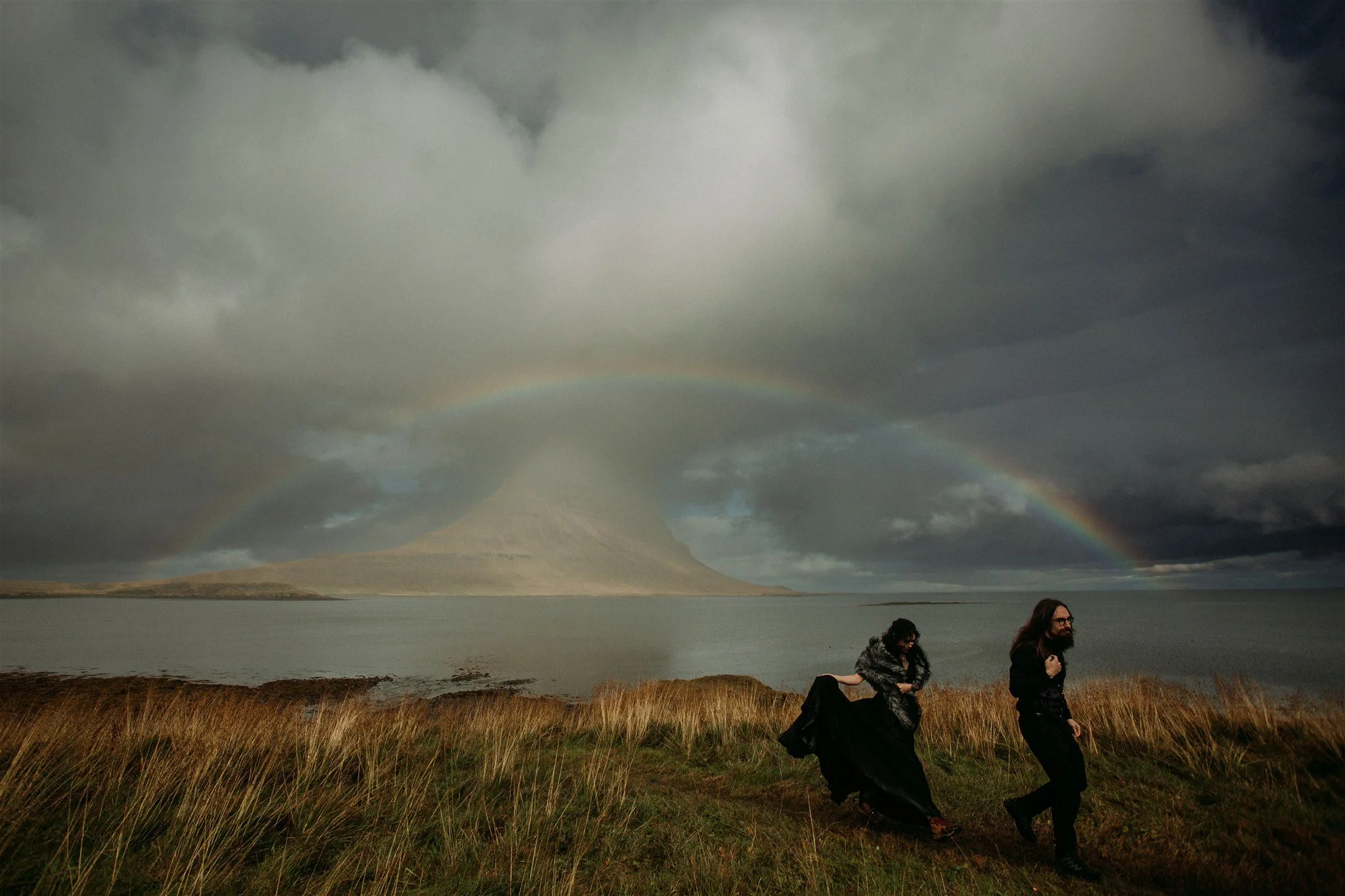 private unconventional Iceland elopement