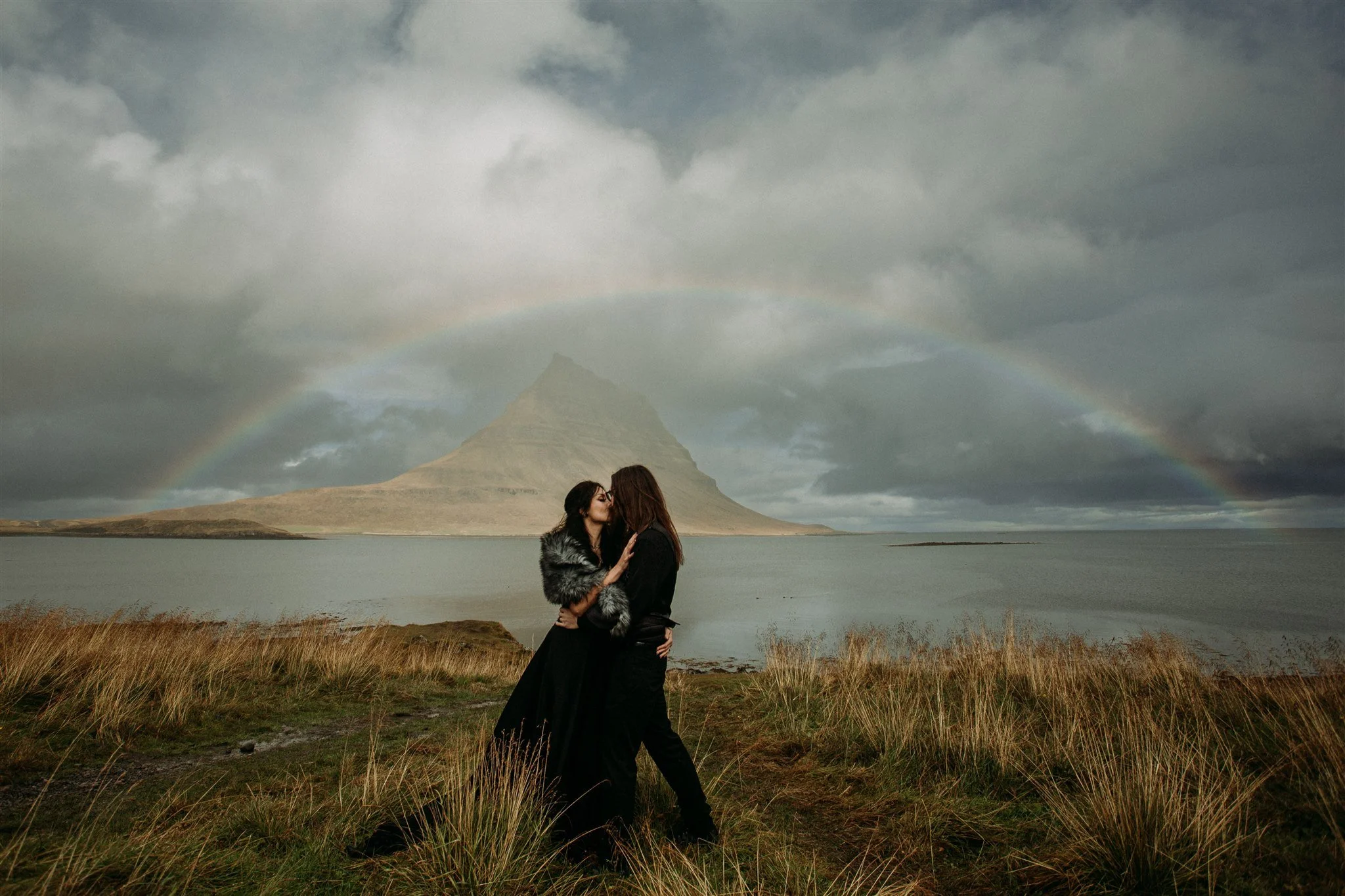 private unconventional Iceland elopement