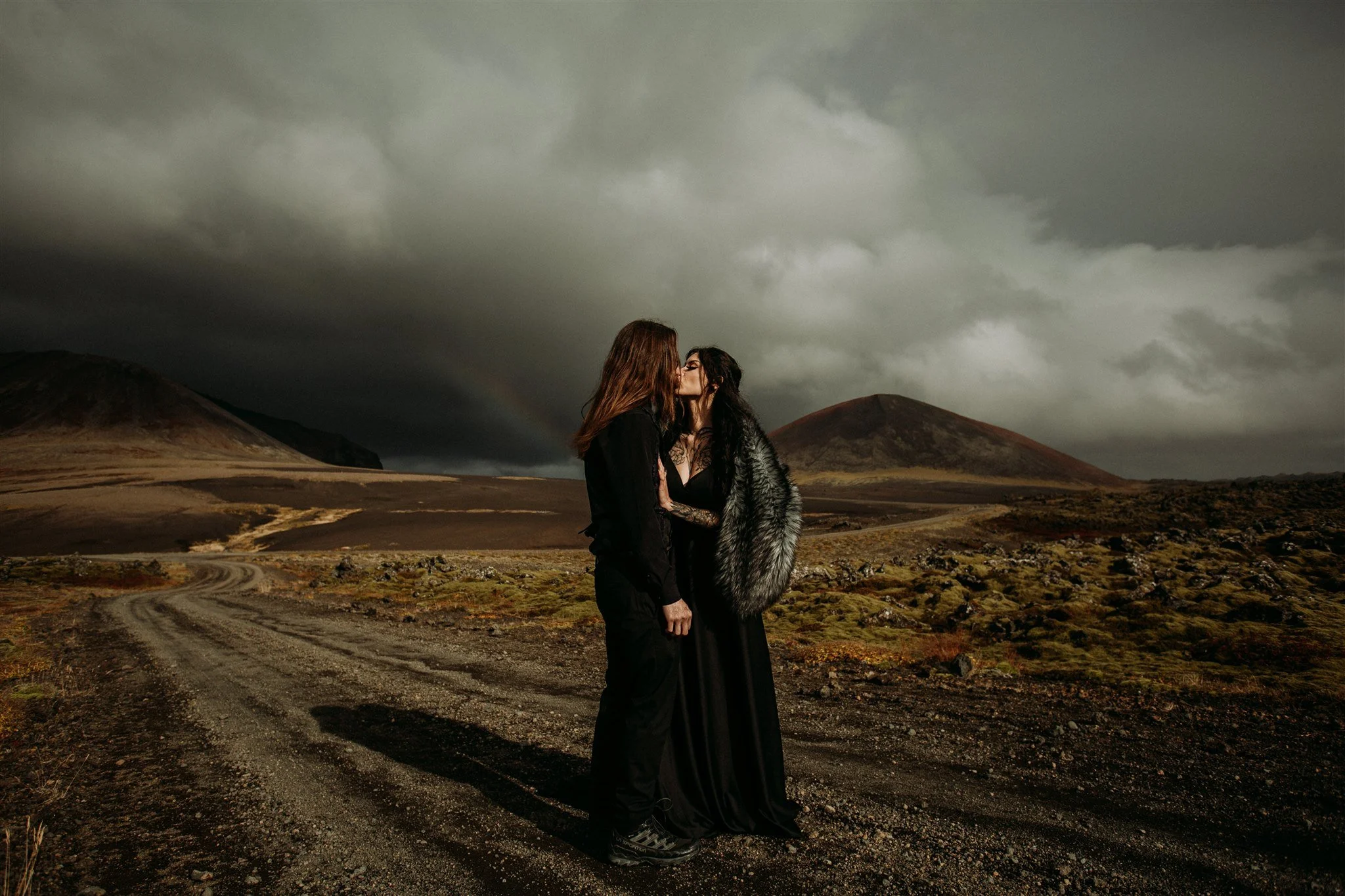 private unconventional Iceland elopement