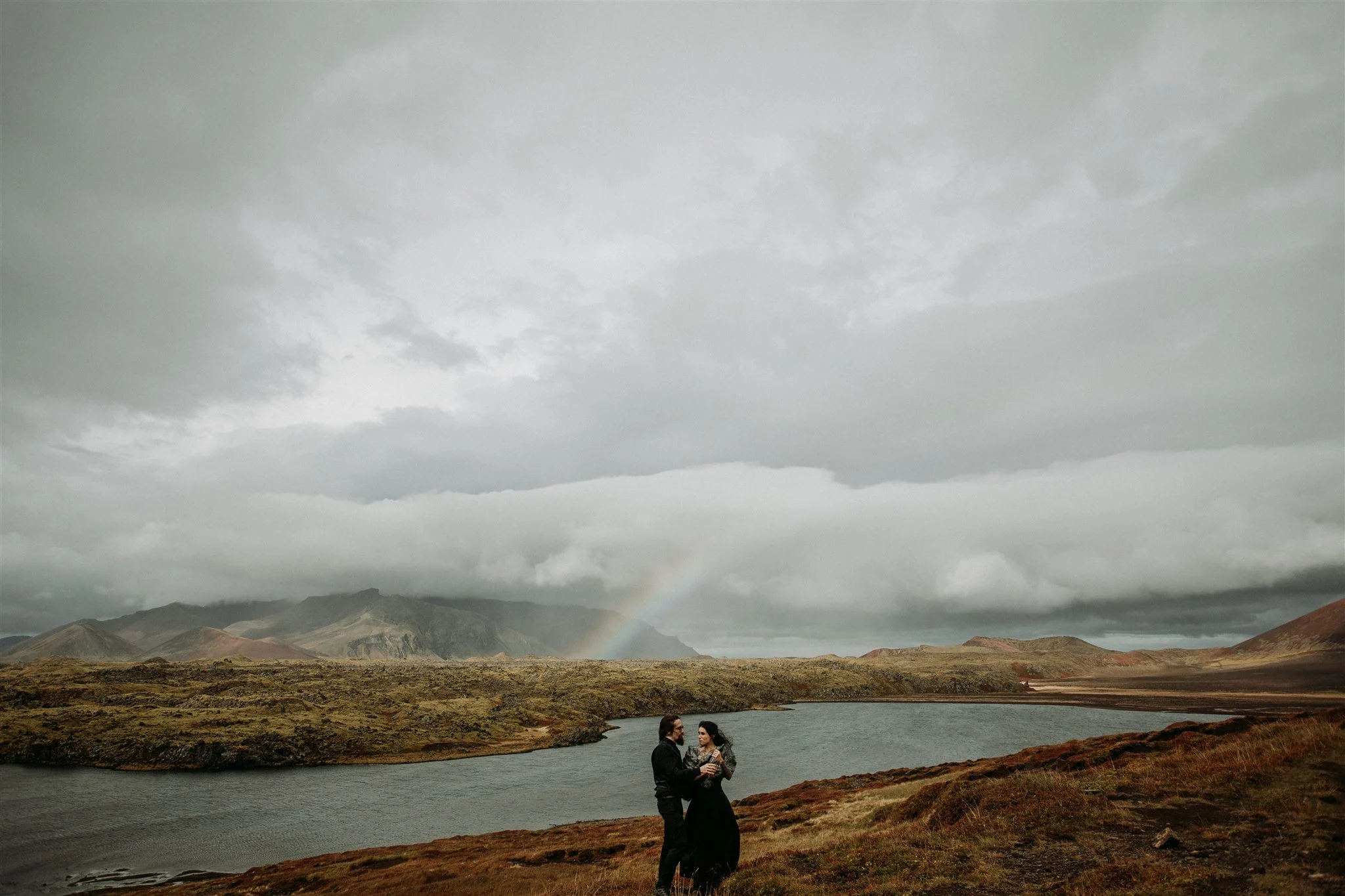 private unconventional Iceland elopement