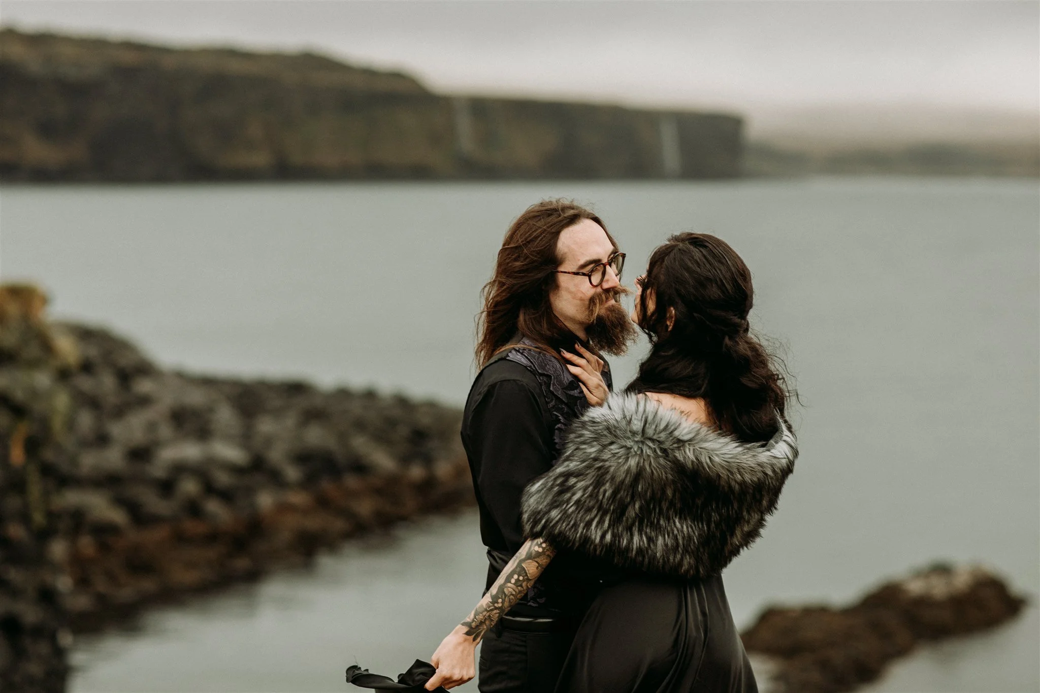 private unconventional Iceland elopement