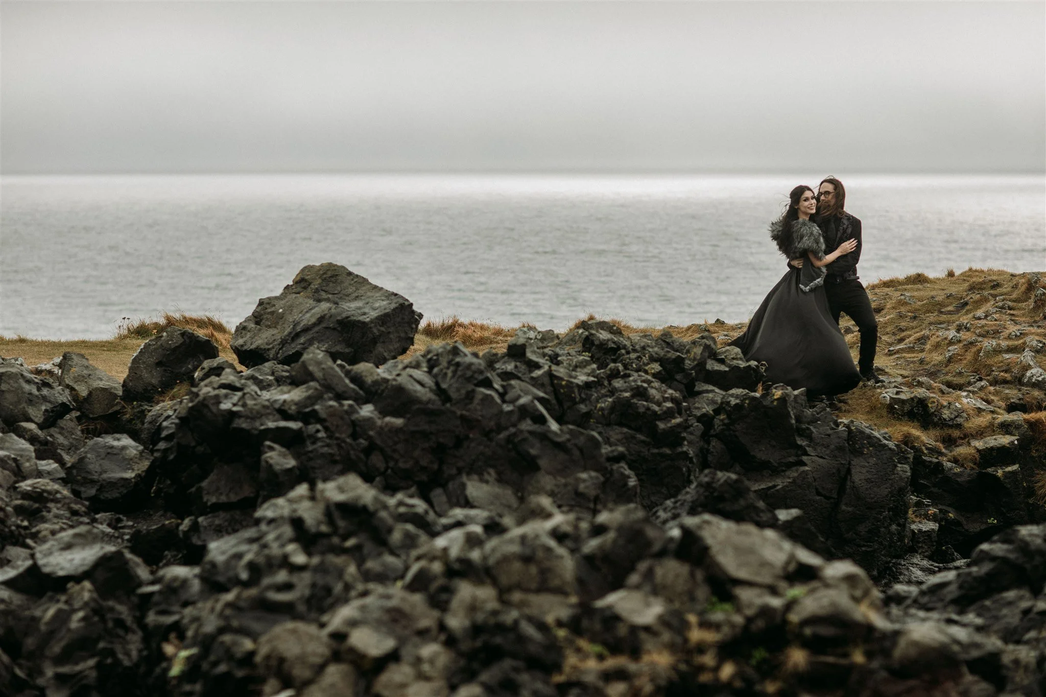 private unconventional Iceland elopement