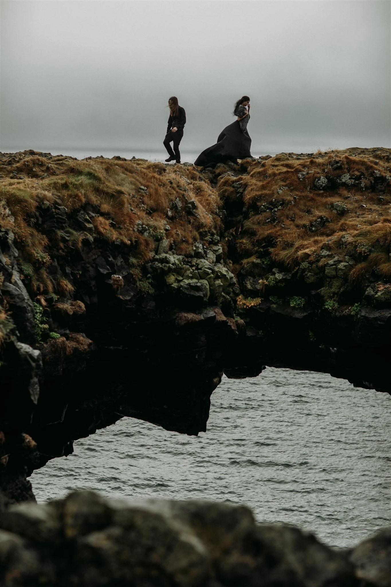 private unconventional Iceland elopement