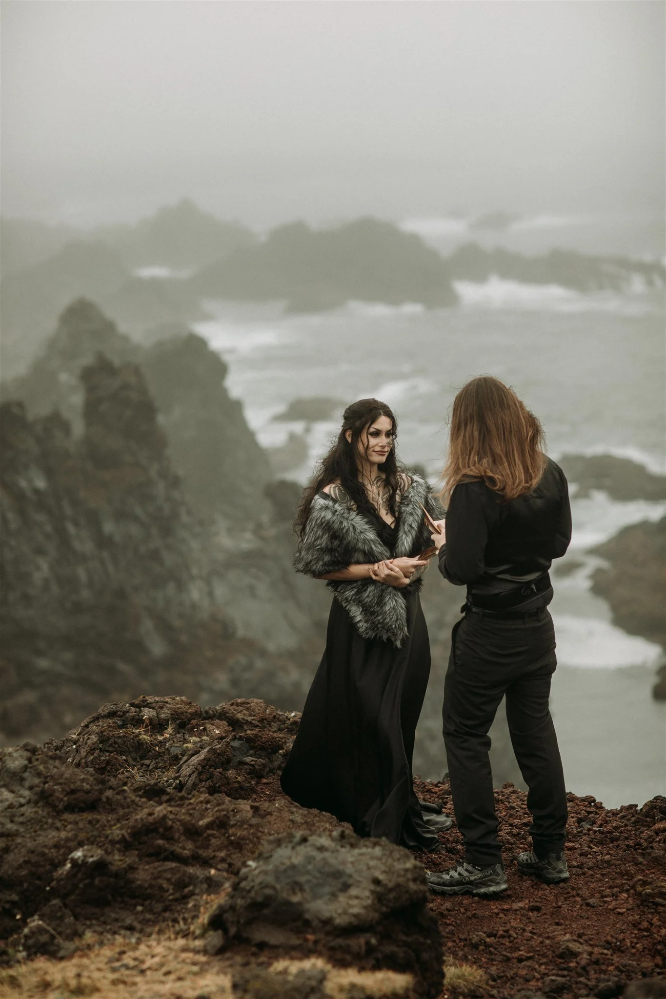 private unconventional Iceland elopement