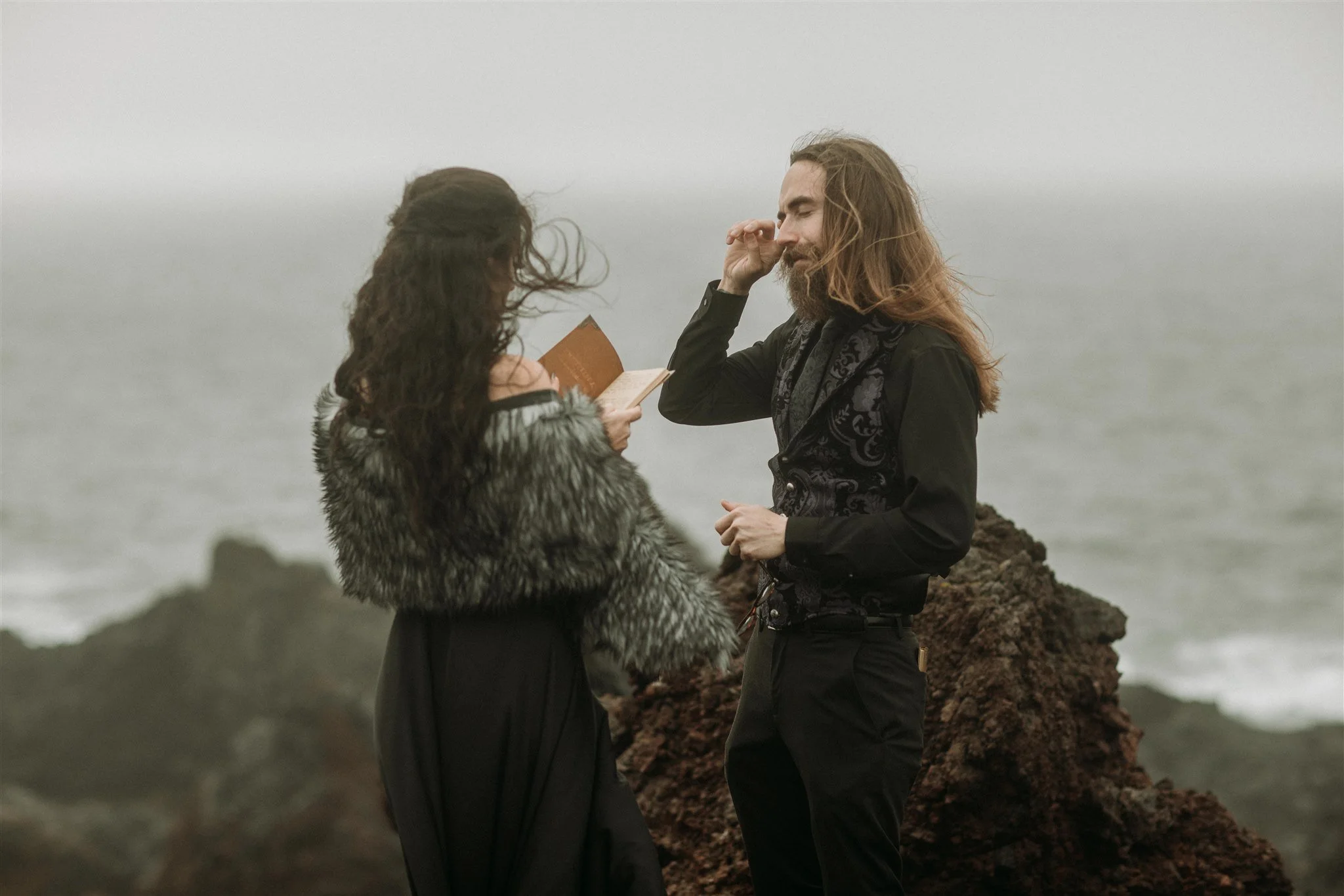 private unconventional Iceland elopement