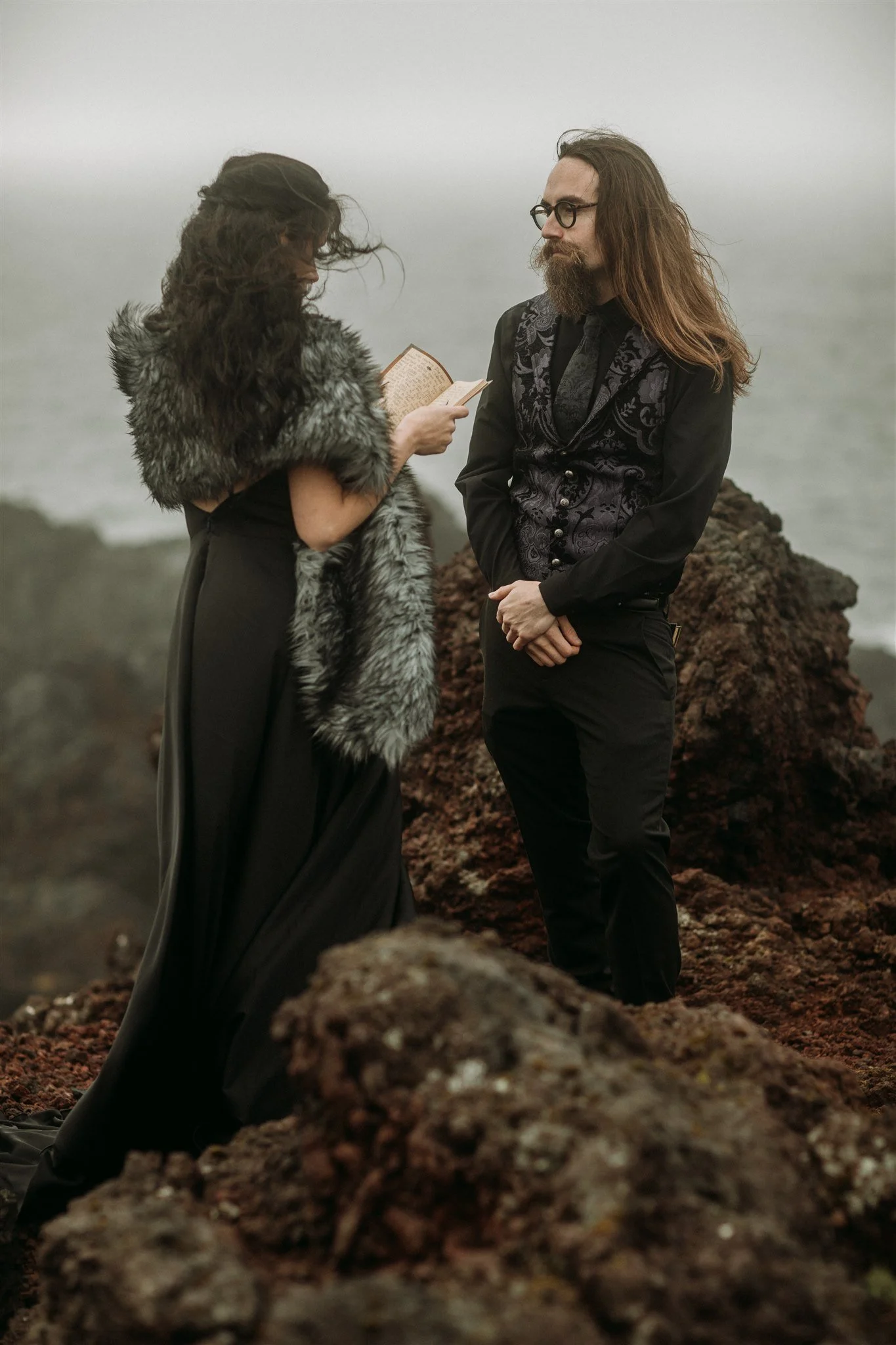 private unconventional Iceland elopement