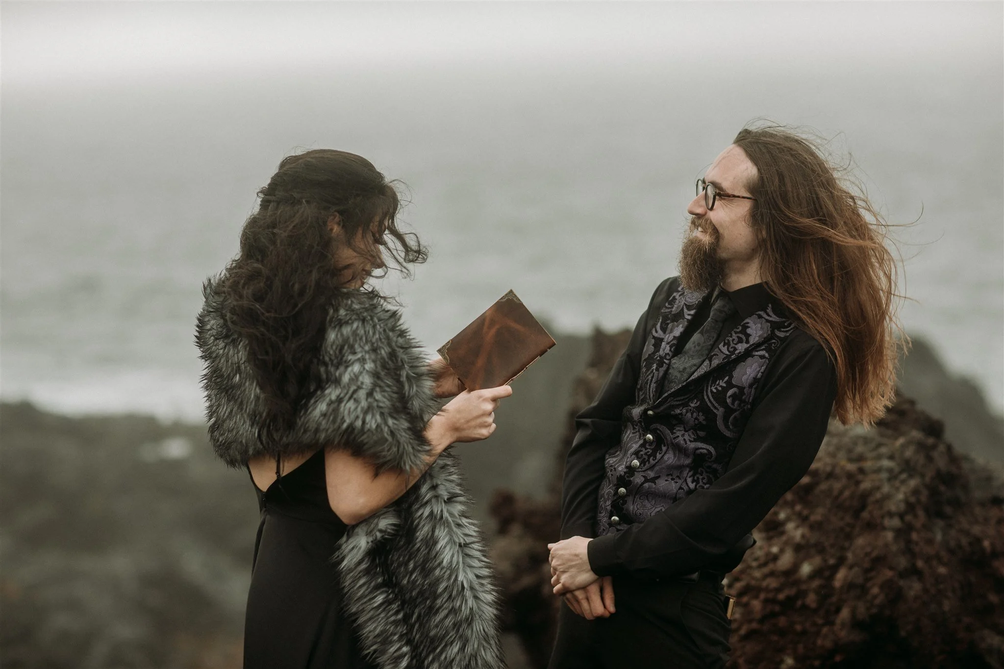 private unconventional Iceland elopement