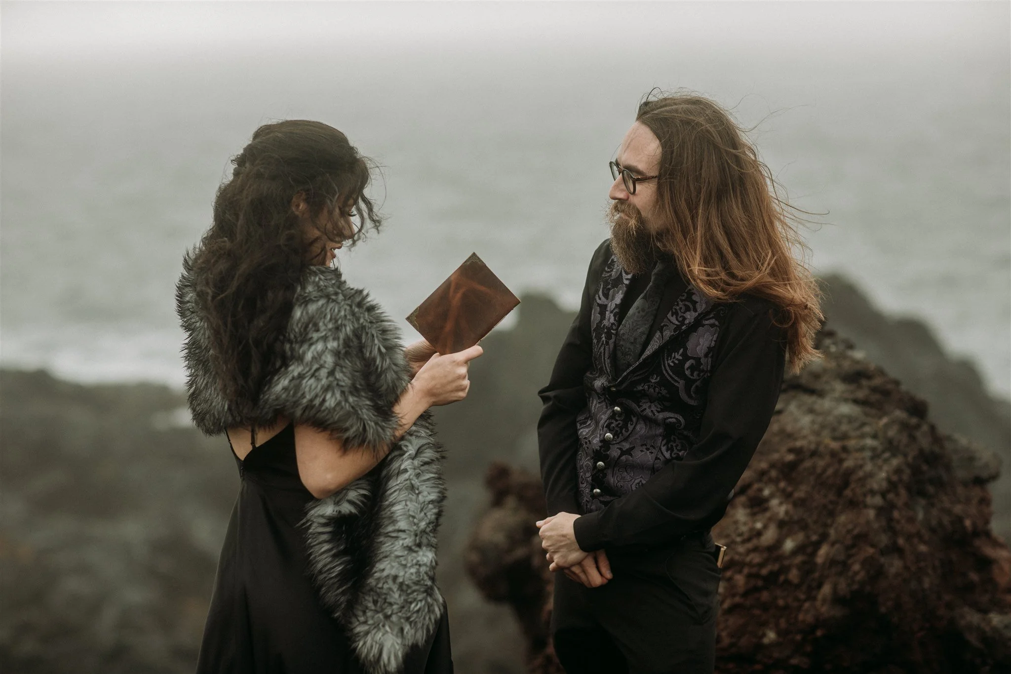 private unconventional Iceland elopement