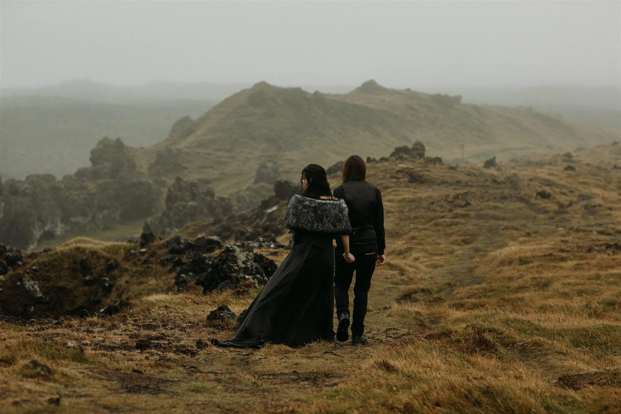private unconventional Iceland elopement