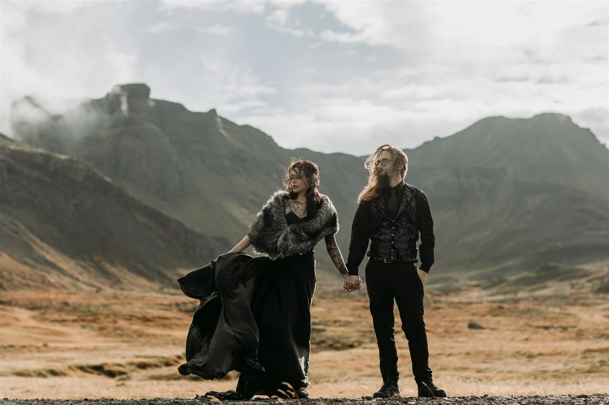 private unconventional Iceland elopement