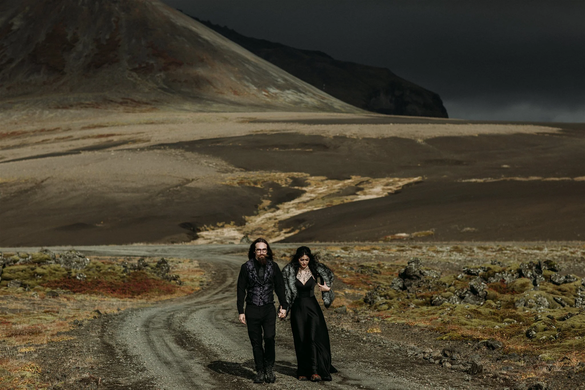 private unconventional Iceland elopement