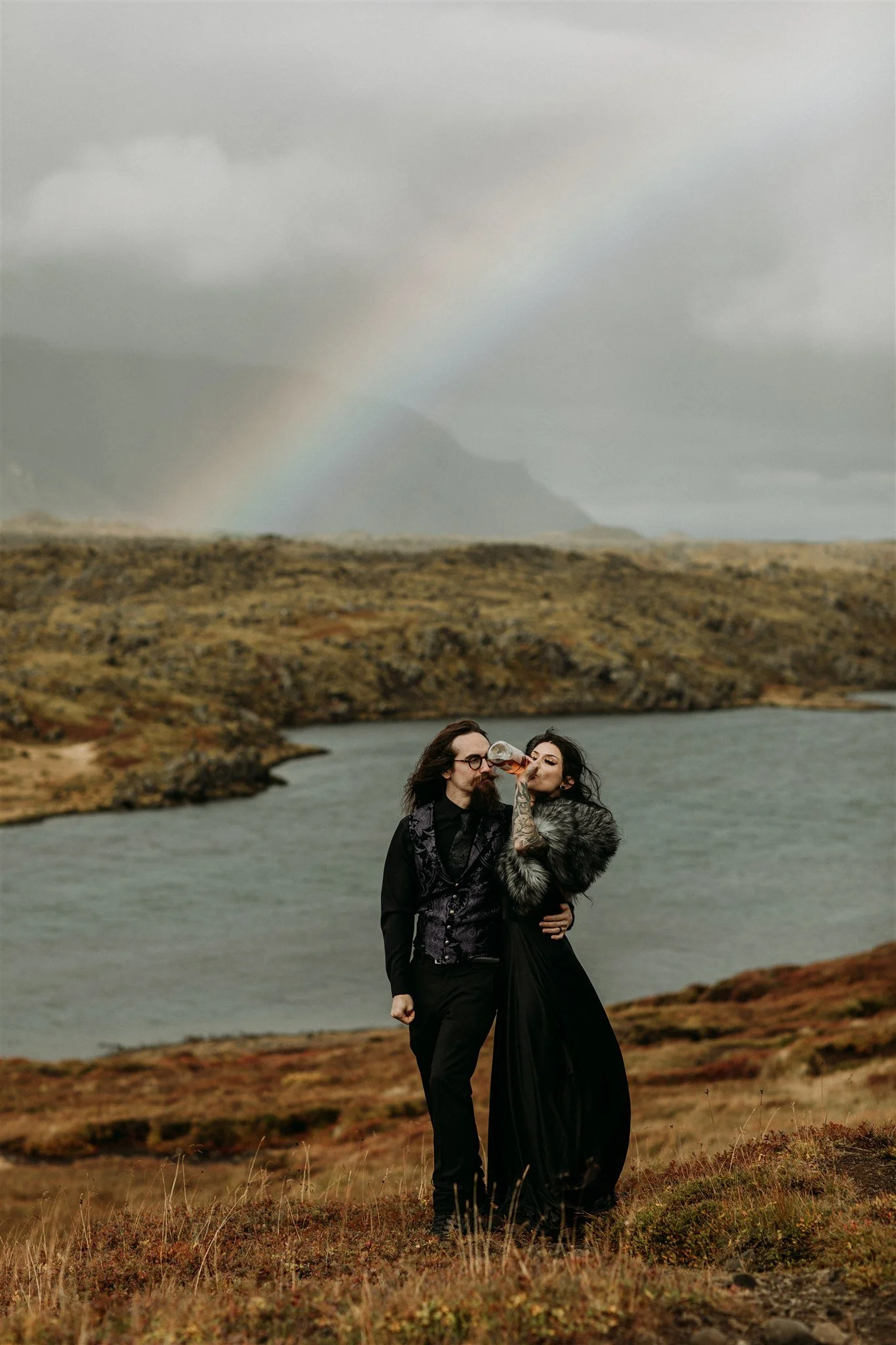 private unconventional Iceland elopement