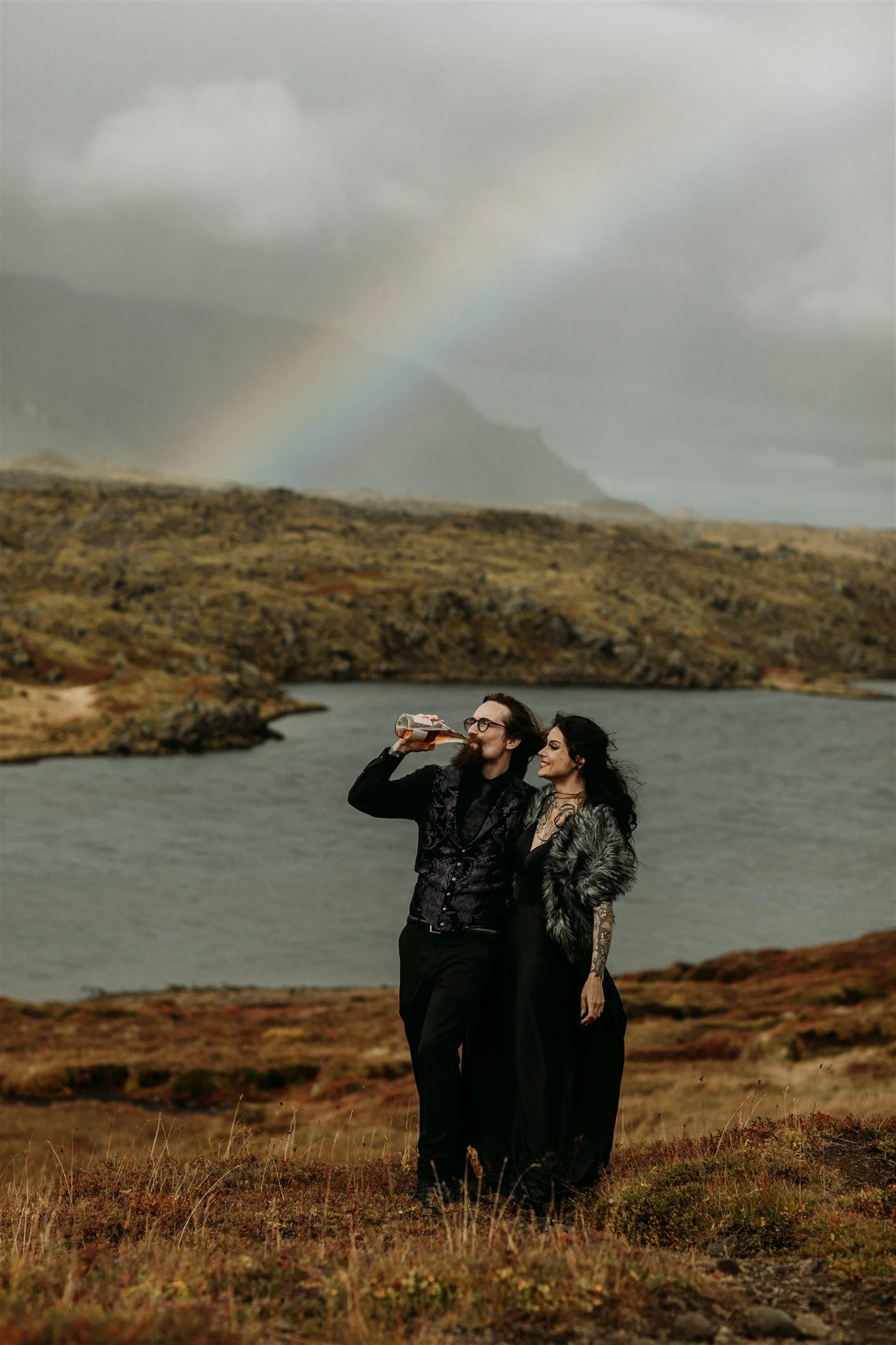 private unconventional Iceland elopement