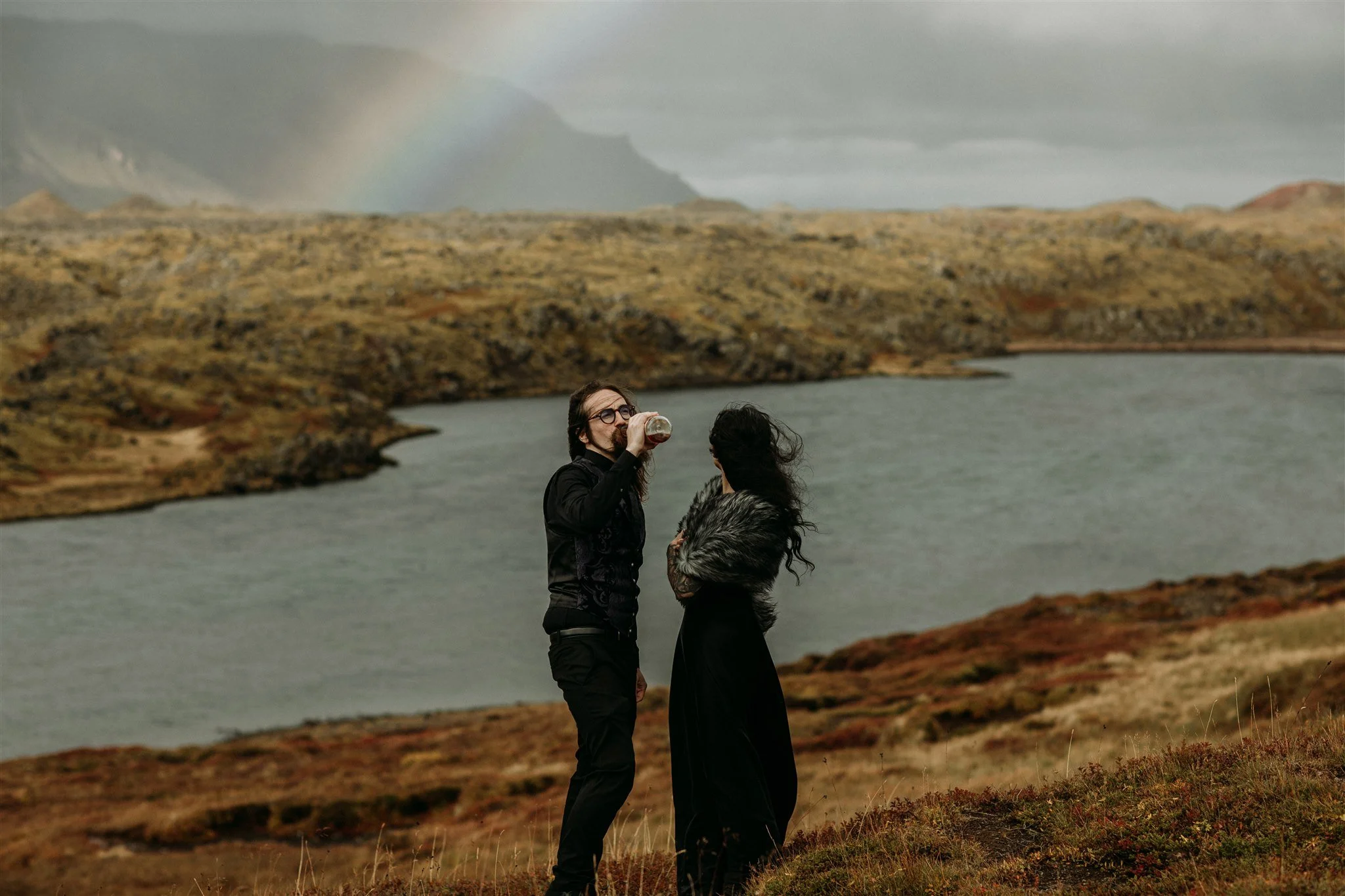 private unconventional Iceland elopement